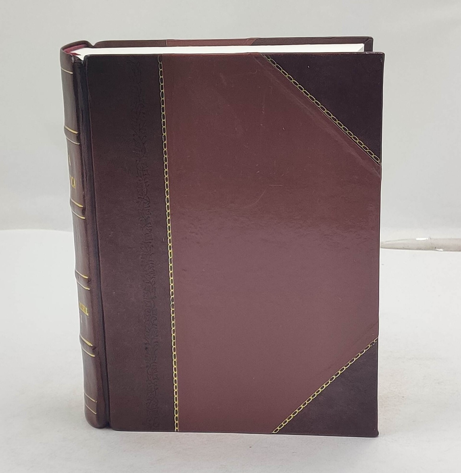 Principia Mathematica Volume 1 1910 by Whitehead A.N., Russel B. Leather Crafted