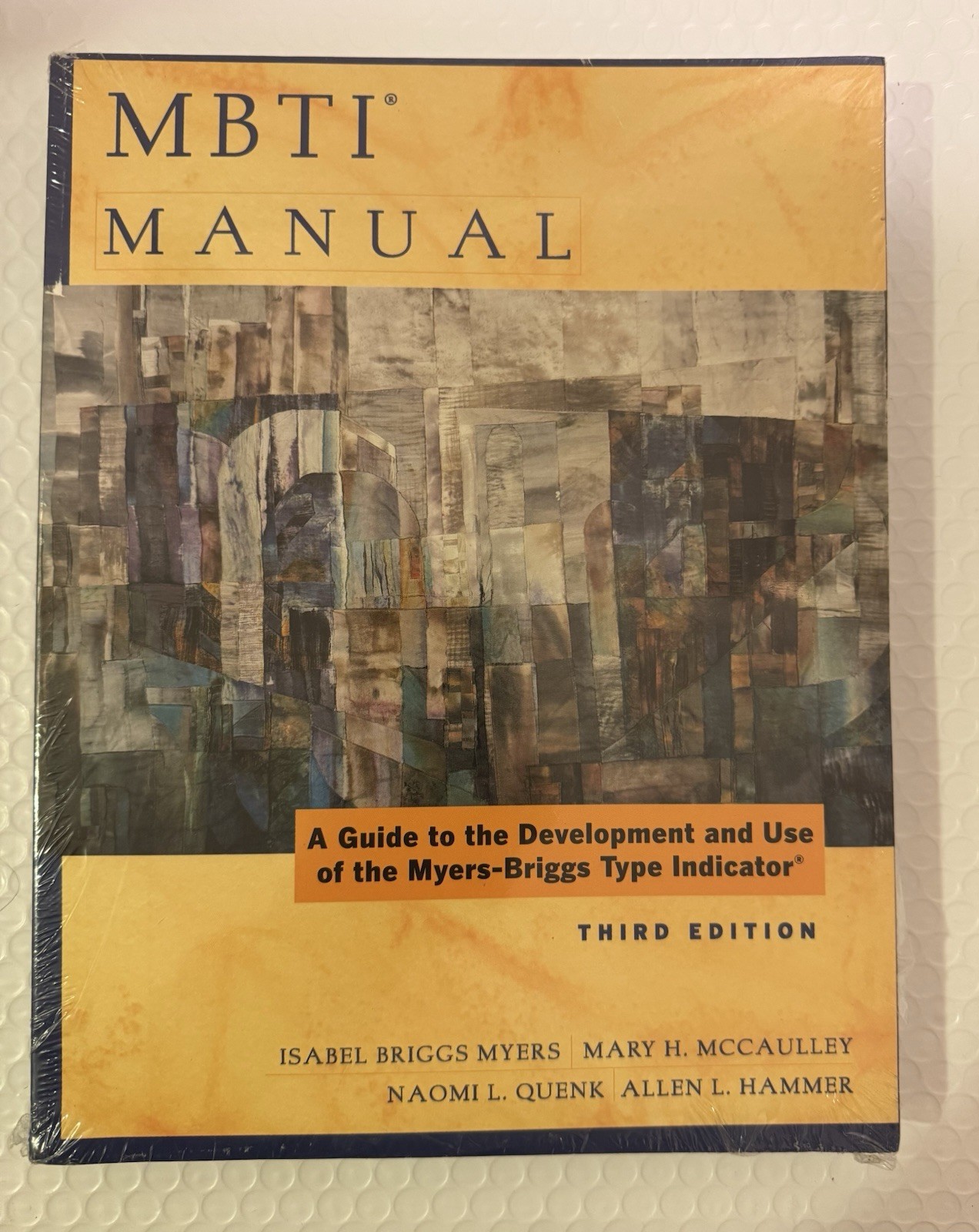 MBTI Manual: A Guide to the Development and Use of the Myers-third Edition .