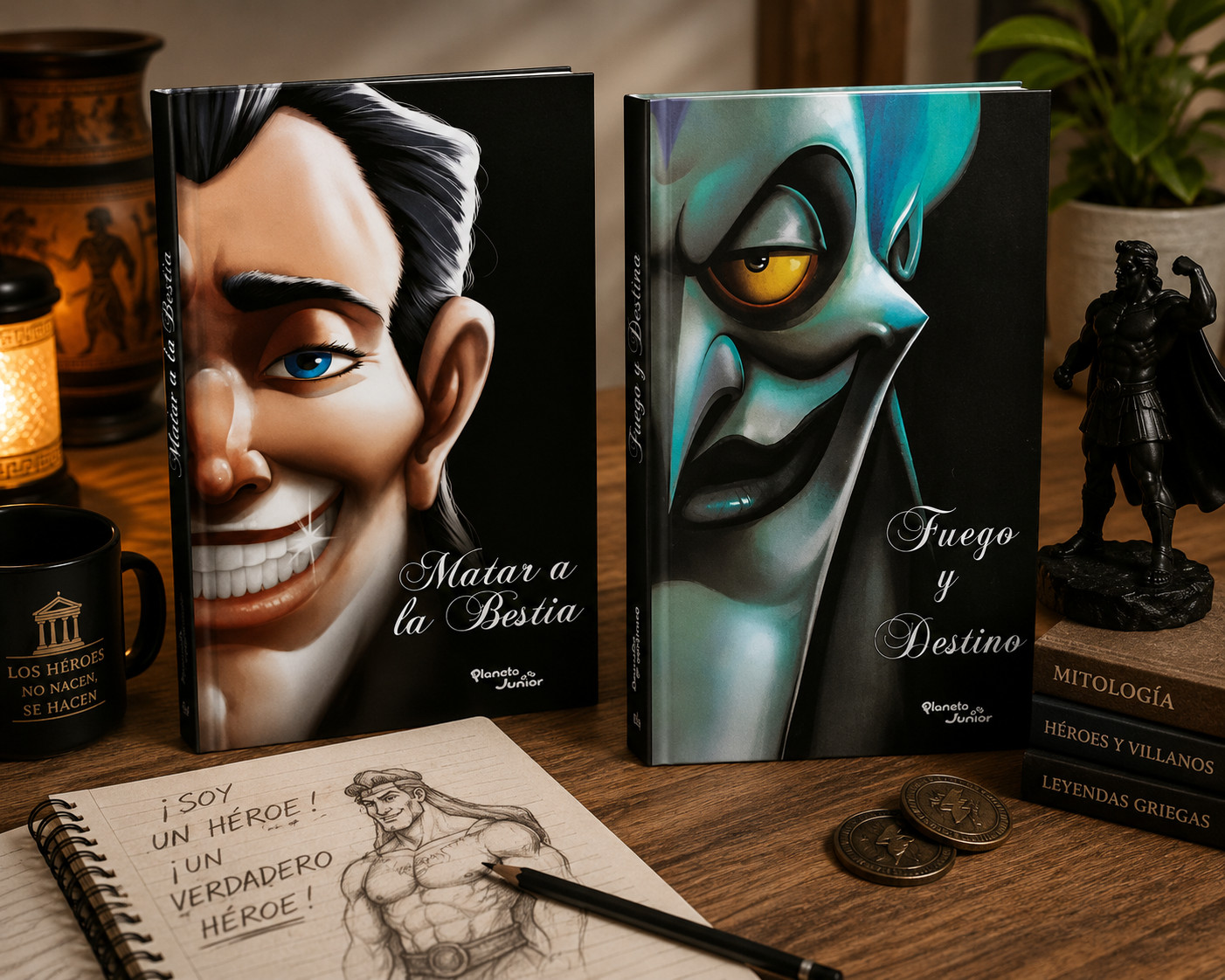 Libros Disney Villanos Matar a la Bestia Fuego y Destino Spanish Español