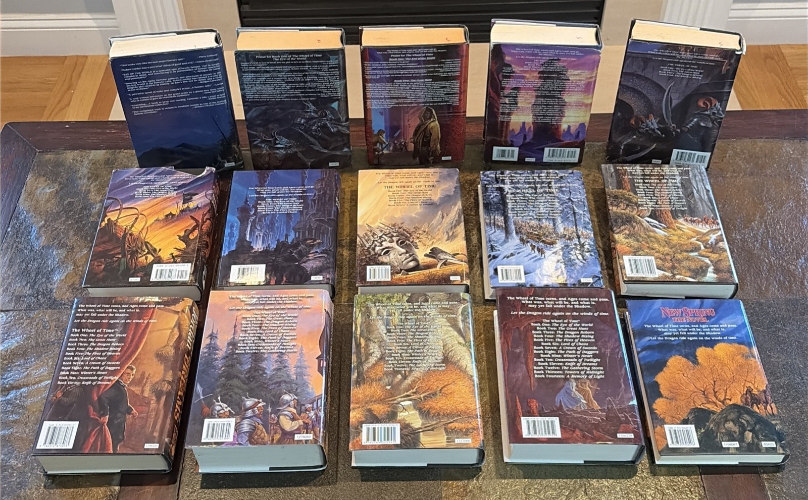 Robert Jordan The Wheel Of Time Complete Hardcover Set Rare Book Club Editions