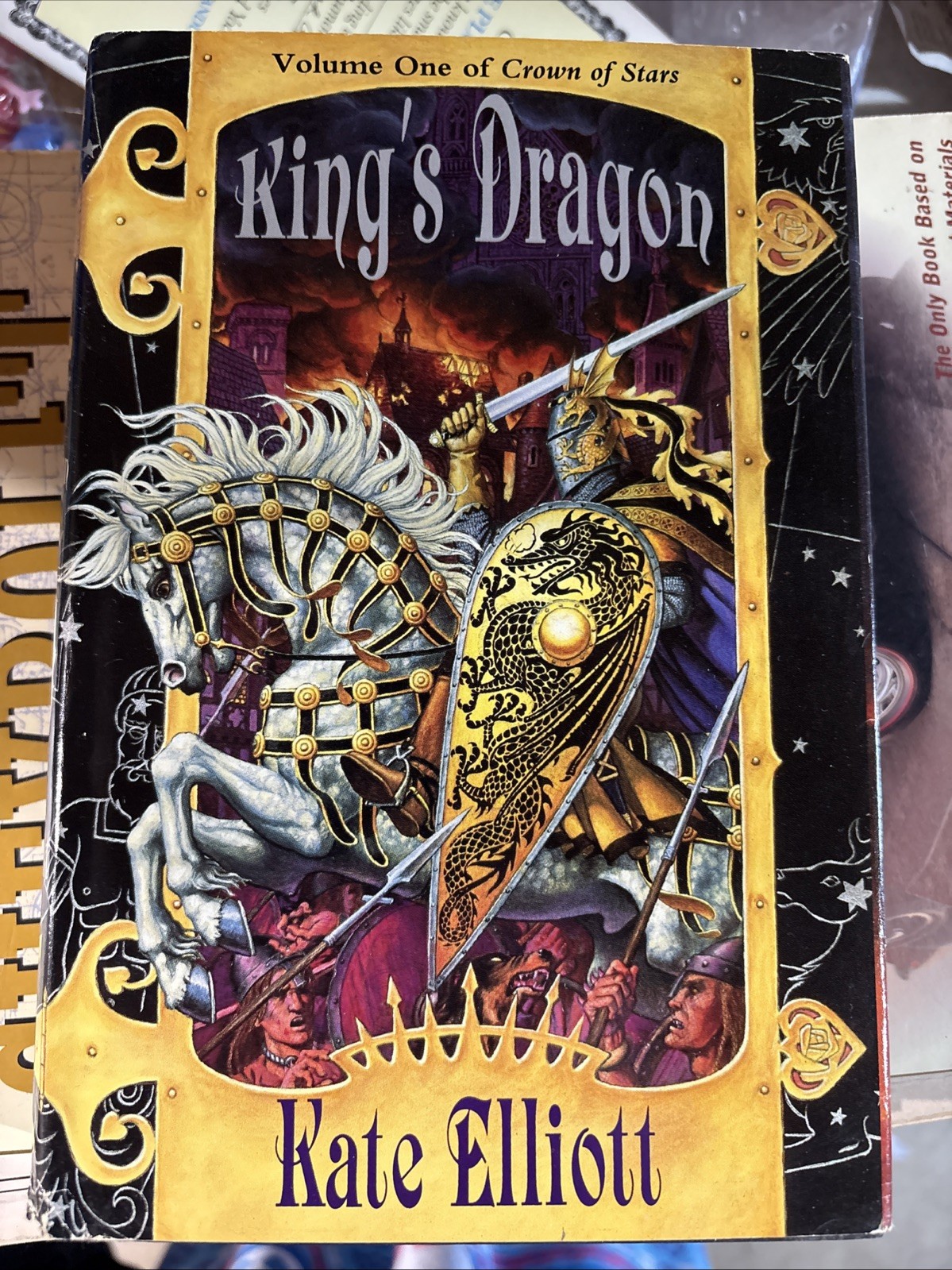 King’s Dragon Vol 1 of Crown of Stars Kate Elliott Hardcover 1997 First Printing