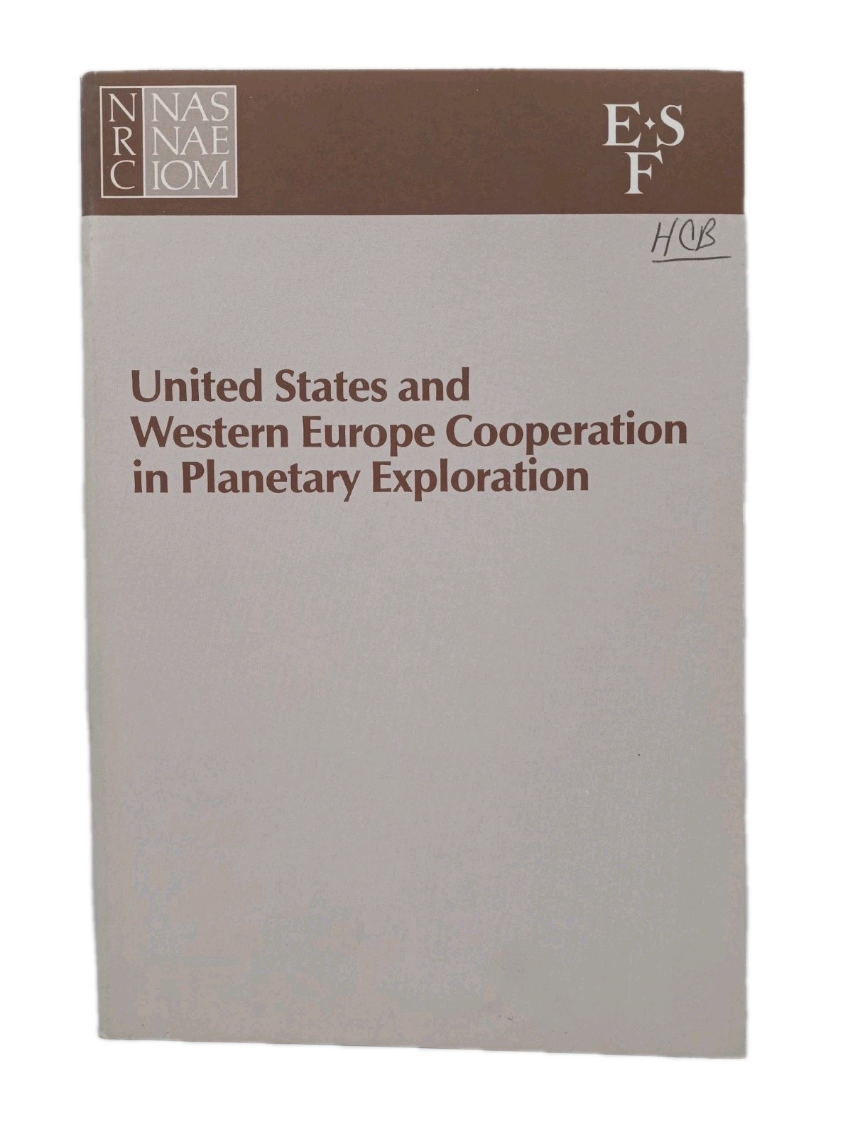 United States Western Europe Cooperation in Planetary Exploration 1986 NASA