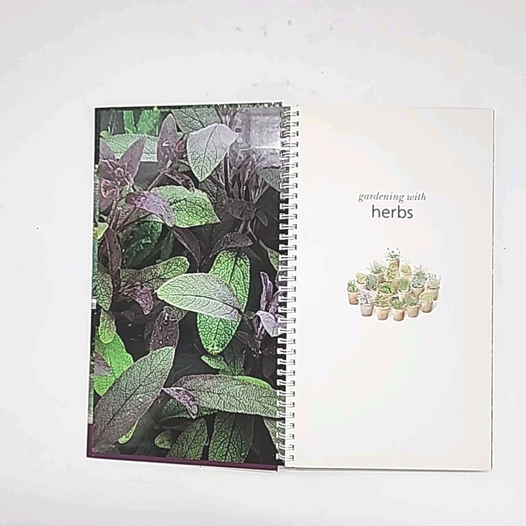 Gardening with Herbs by George Carter 1st Edition Spiral Bound Hardcover Book