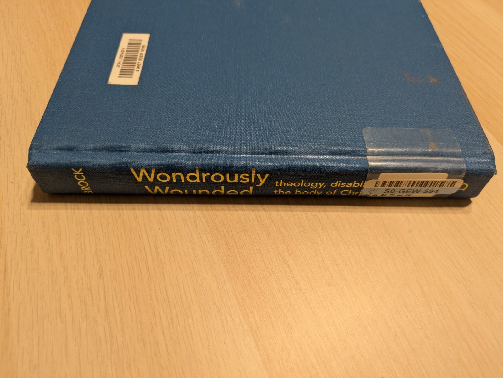 Wondrously Wounded : Theology, Disability, and the Body of Christ by Brian Brock