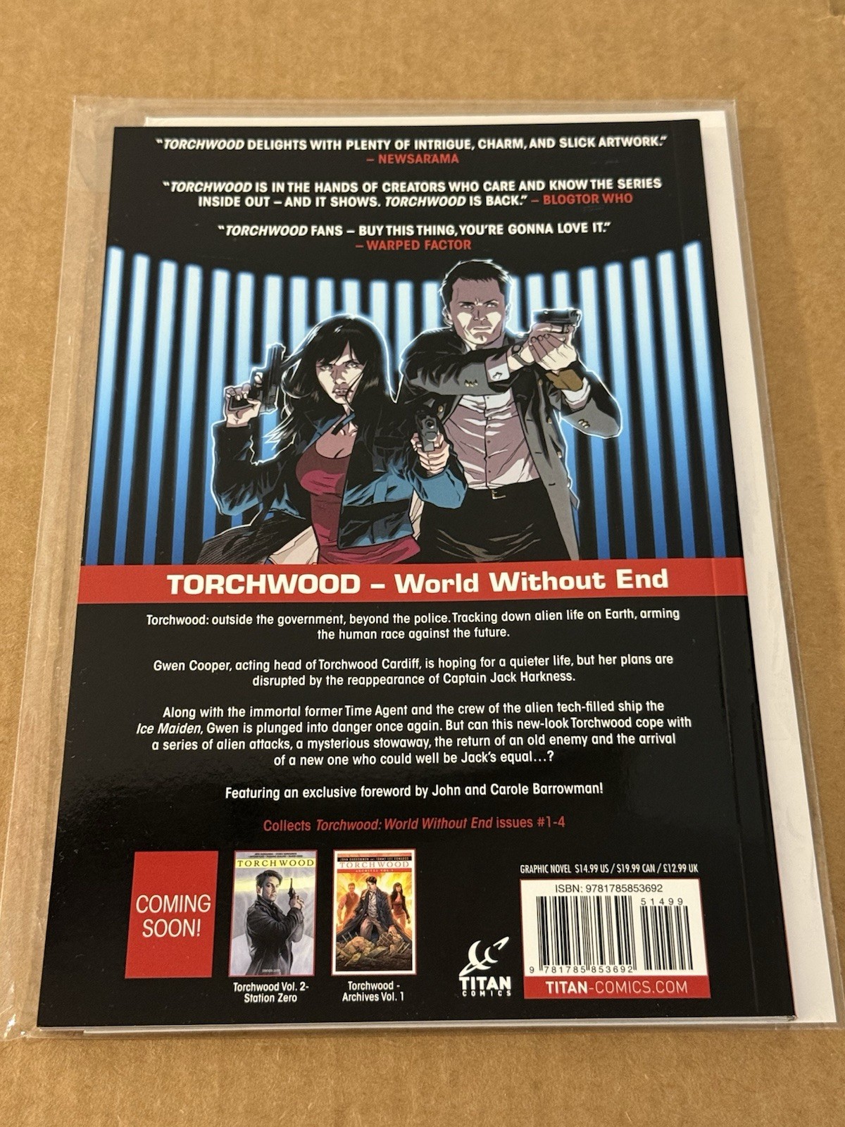 Torchwood Vol 1 Volume 1 World Without End TPB Paperback Titan Comics NEW RARE