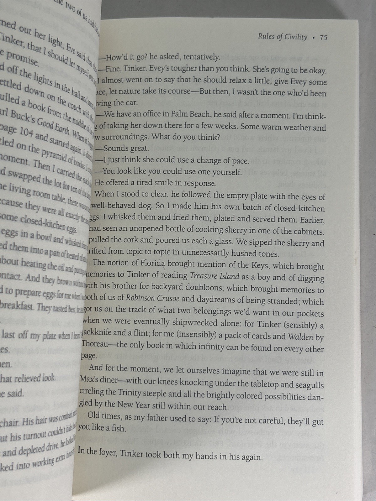 Rules Of Civility A Novel – Amor Towles
