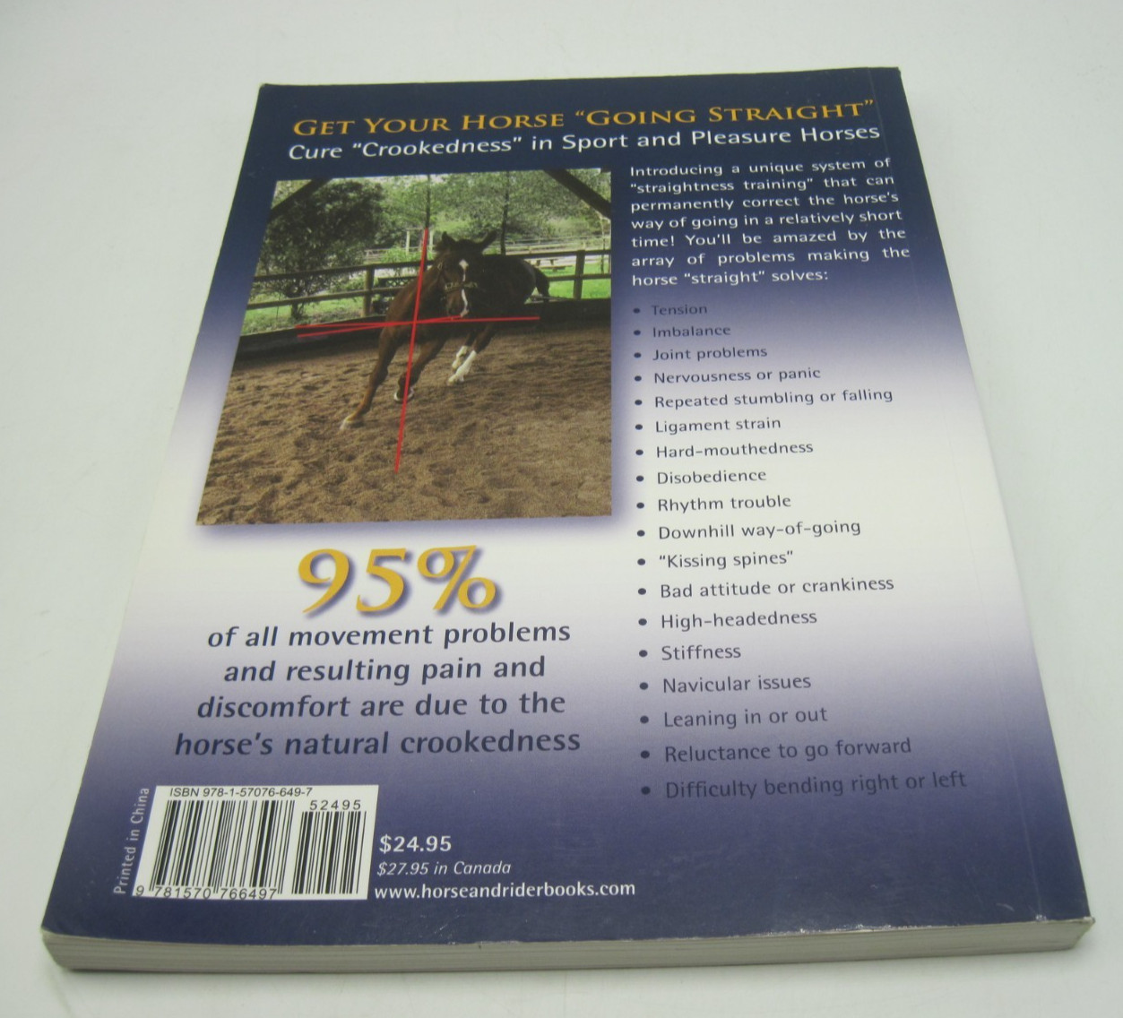 Straightening the Crooked Horse: Correct Imbalance Equestrian Sport Horses PB