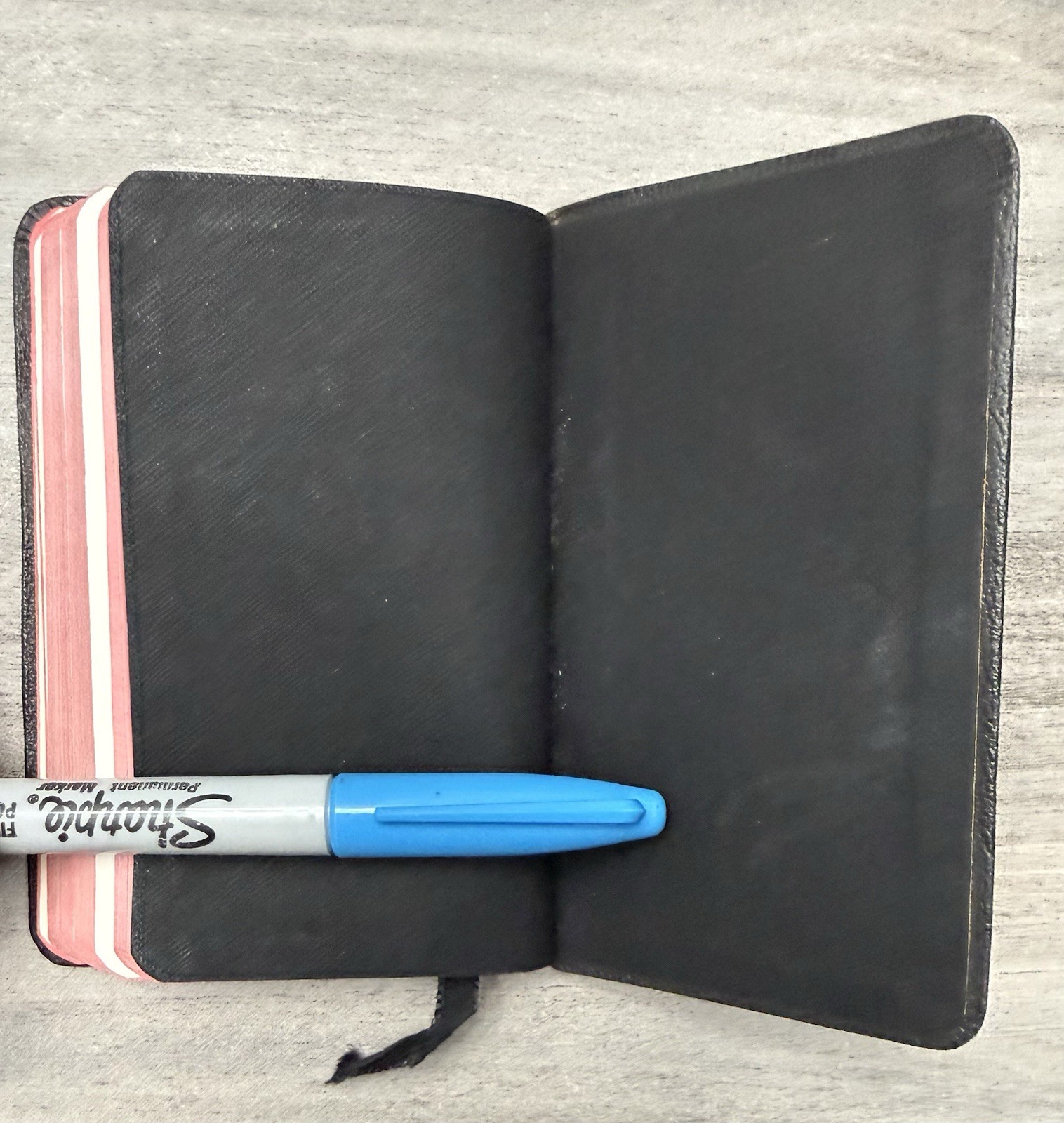 VTG Thinline 1946 Pocket New Testament RSV Black Leather 691X Nelson ~ 4.9″ x 3″