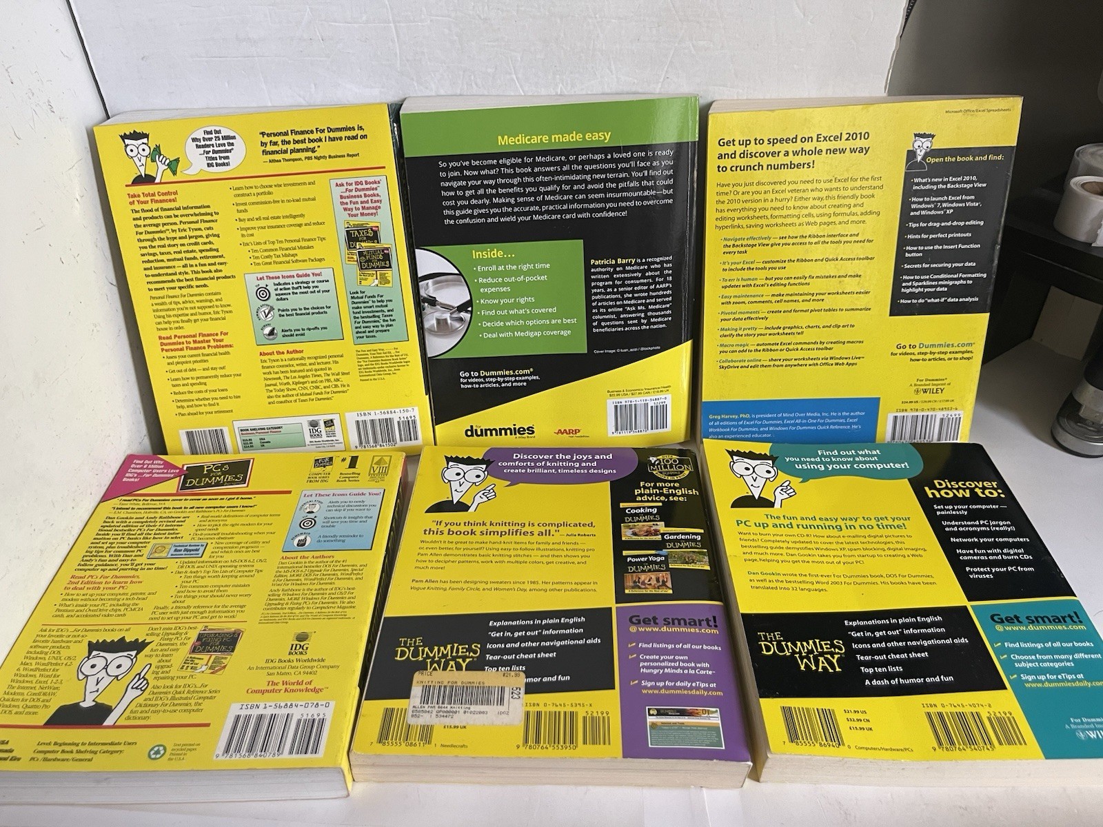 Lot 18 Books For Dummies Mixed Titles & Years Trade Paperback Books Only