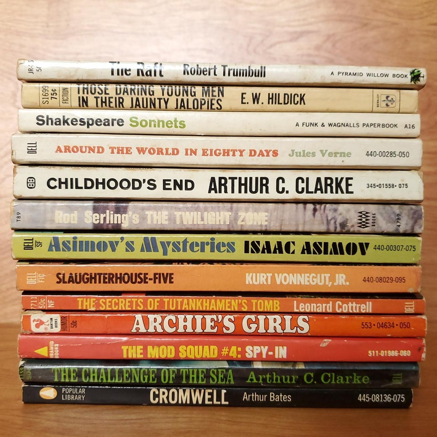 Vintage 60s 70s Paperback Books Lot of 13 Sci Fi Classics Teen Collection