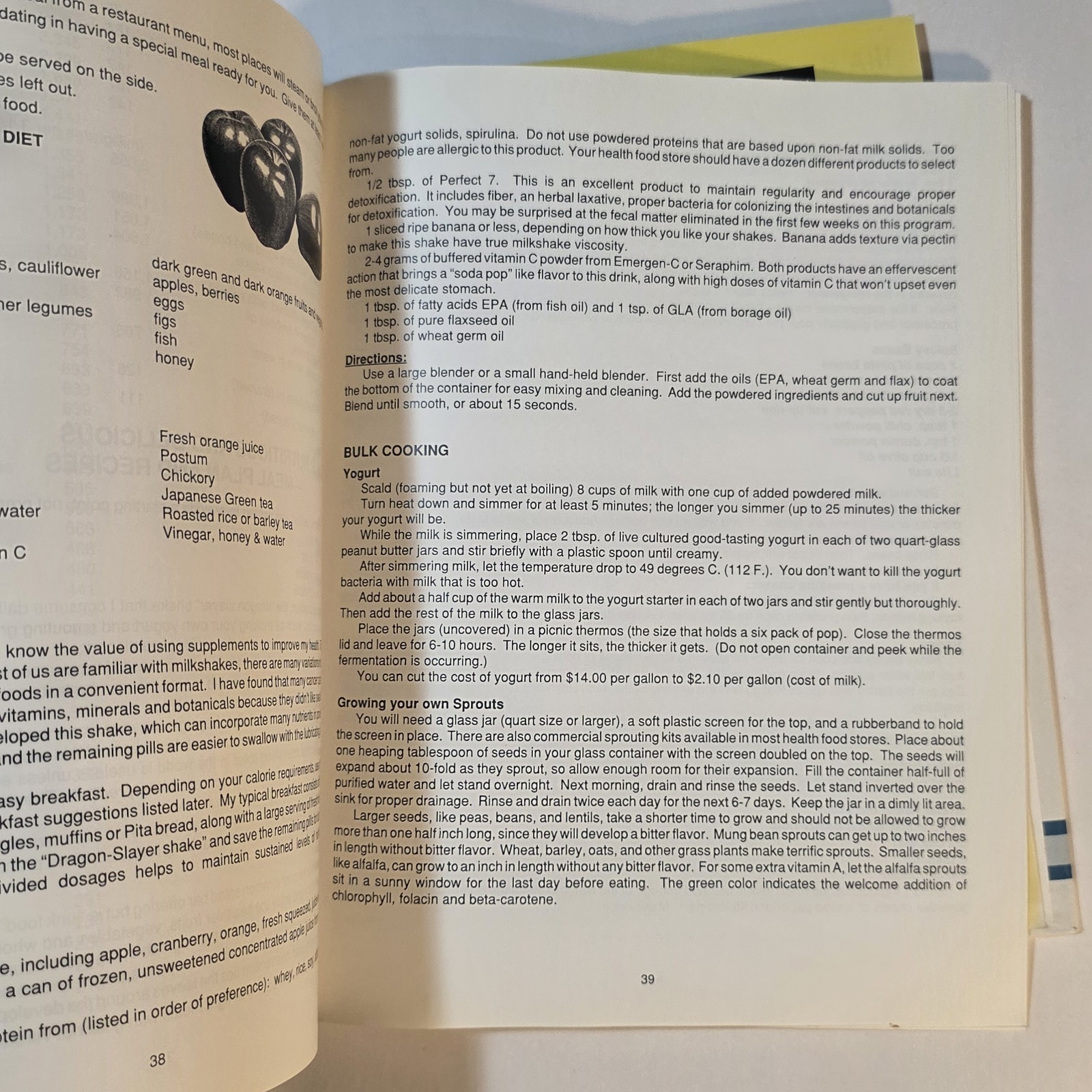 Vita-Mix Whole Food Recipes 3-Ring Binder and Owner’s Manual 2000 USA
