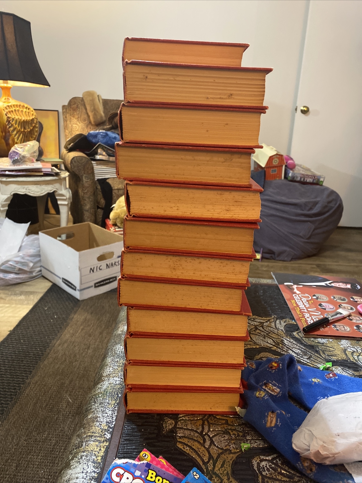 CLASSICS LOT OF 23 “THE WORKS OF“ LACK’s READERS SERVICE CO BOOKS, RED COVER