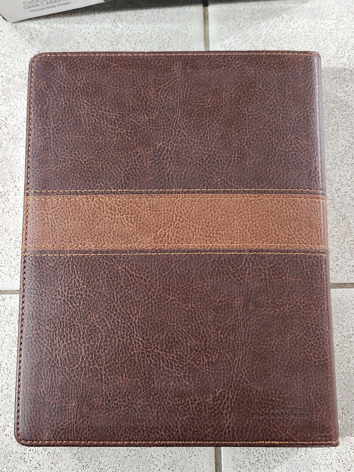 Manual : The Bible for Men by Zondervan Staff (2009, Leather) Embossed Name L@@K