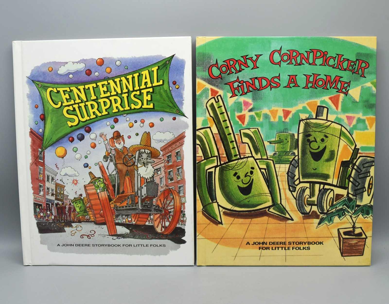 John Deere Storybook Little Folks Book Lot 1990s Corny Reunion Centennial Johnny
