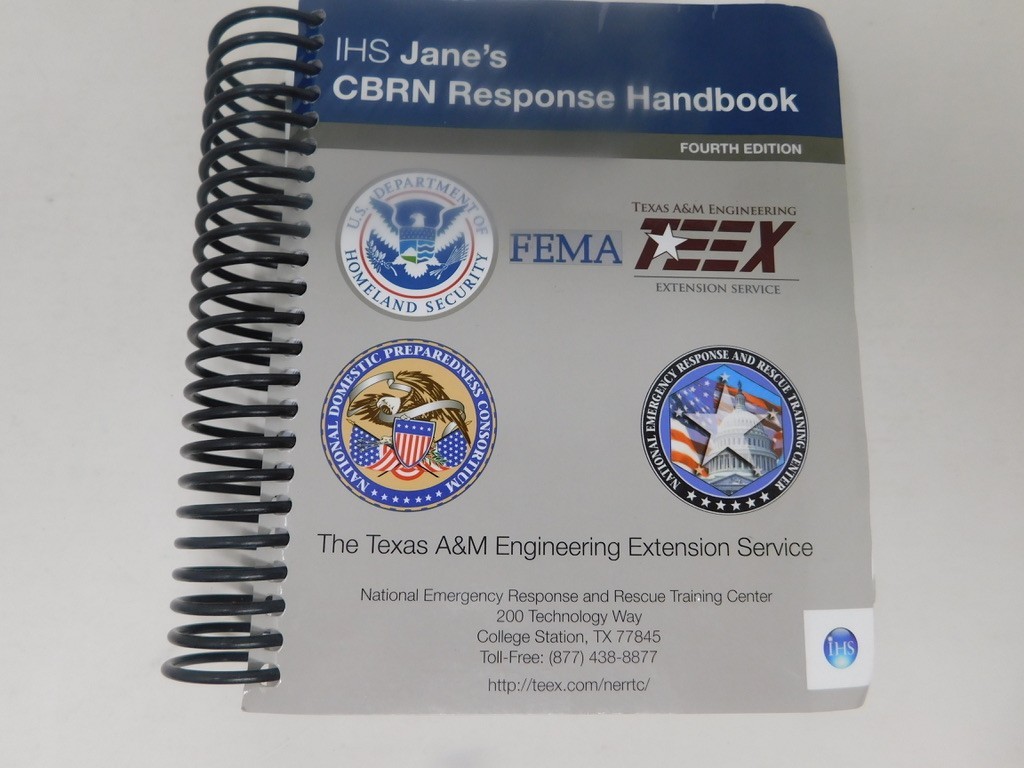 IHS Jane’s CBRN Response Handbook Fourth ed. USED GOOD Spiral bound