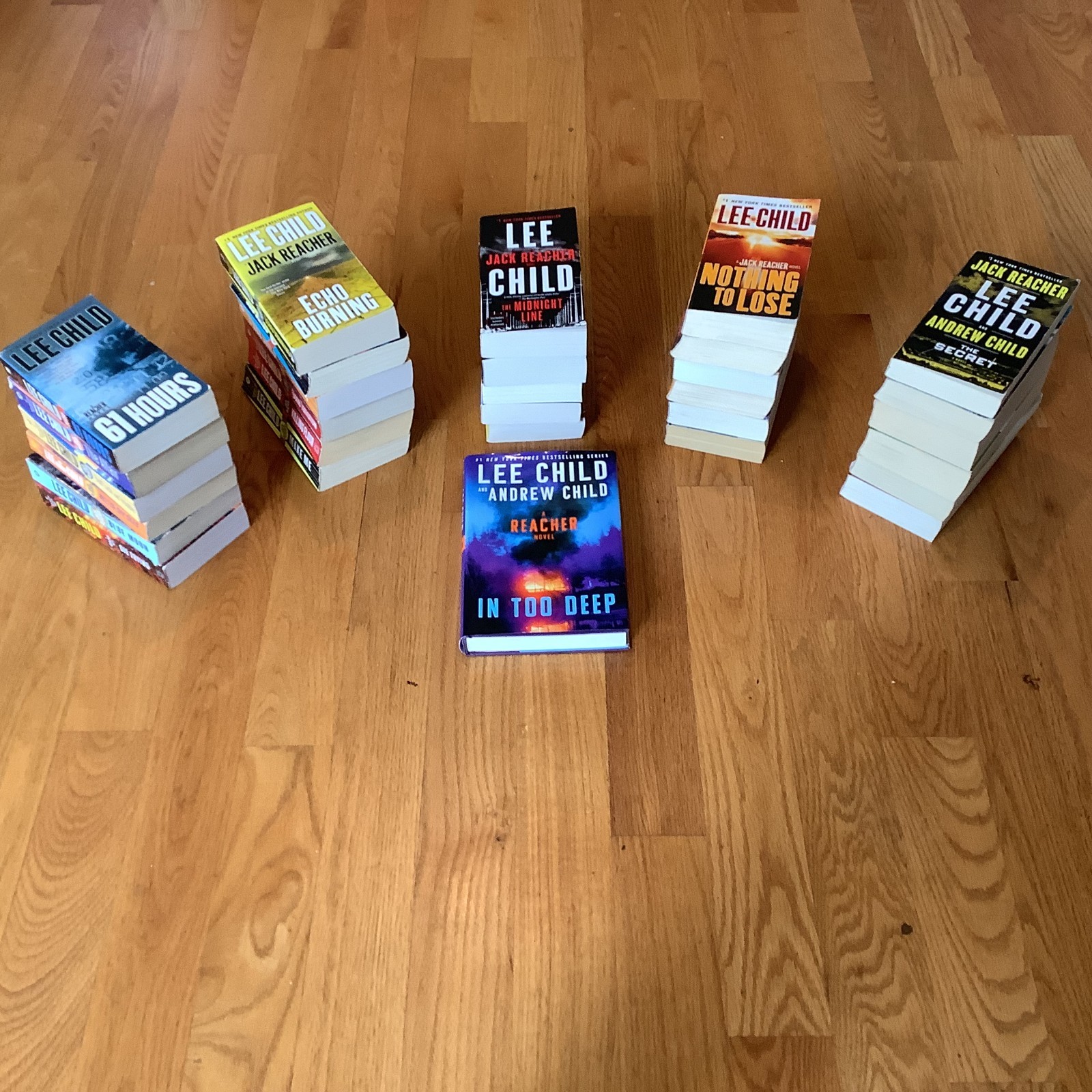 Lee Child Jack Reacher Complete Series 1-30 29 PBs + Int Too Deep HC VG