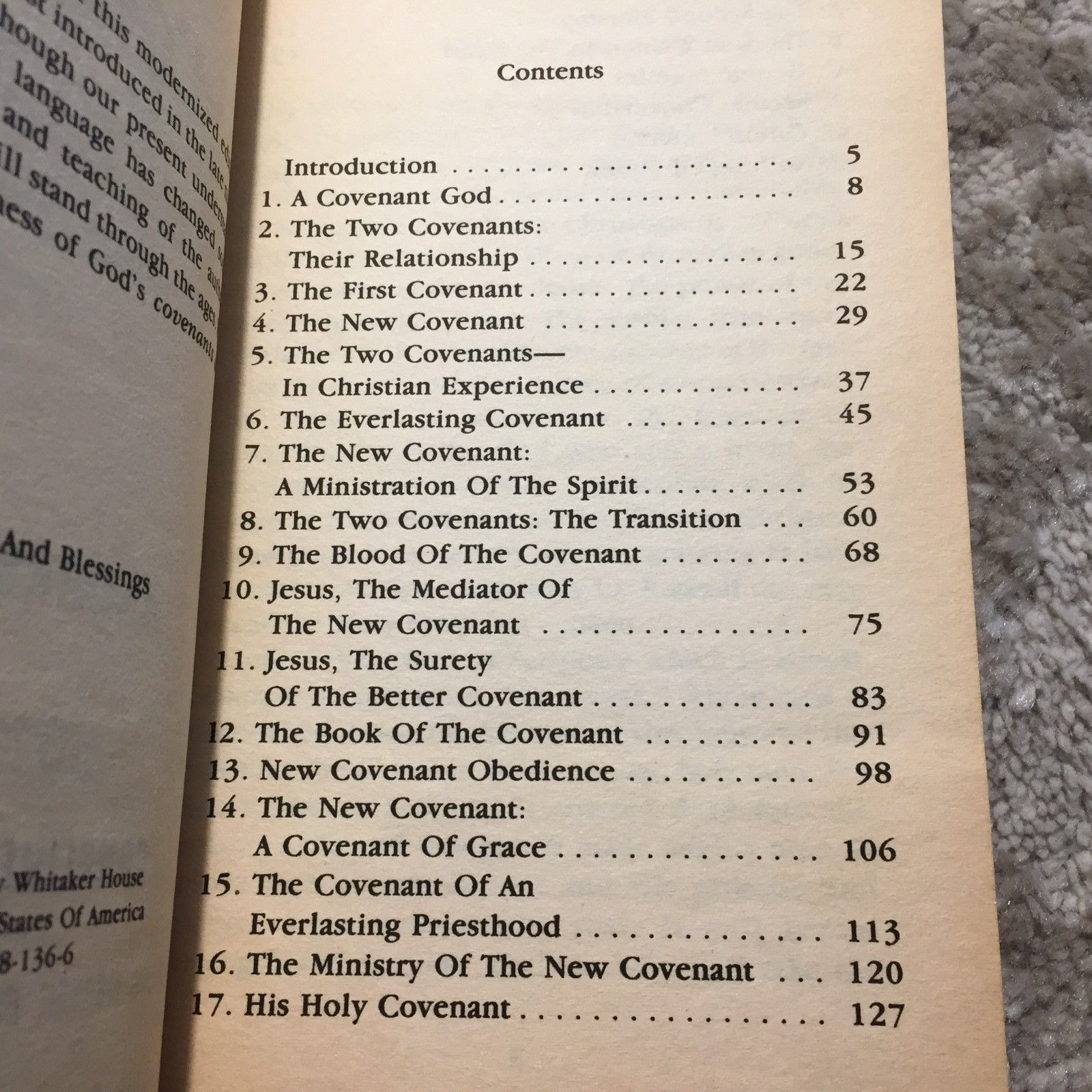 Covenants & Blessings Andrew Murray 1984 Whitaker House Christian Experience