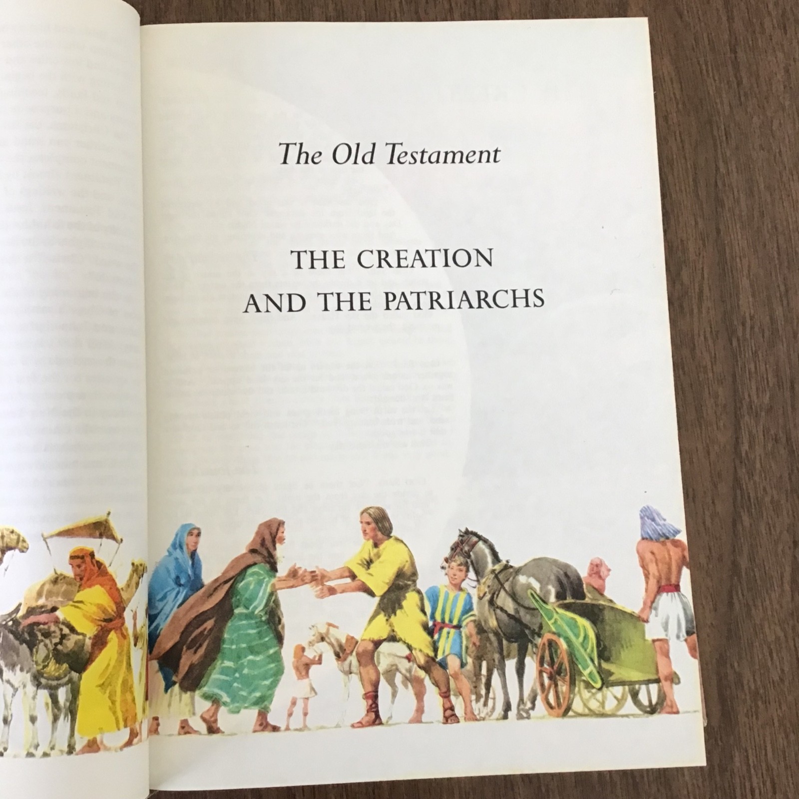 THE CHILDRENS BIBLE Golden Press Vintage 1965 Illustrated Hardcover Inscription