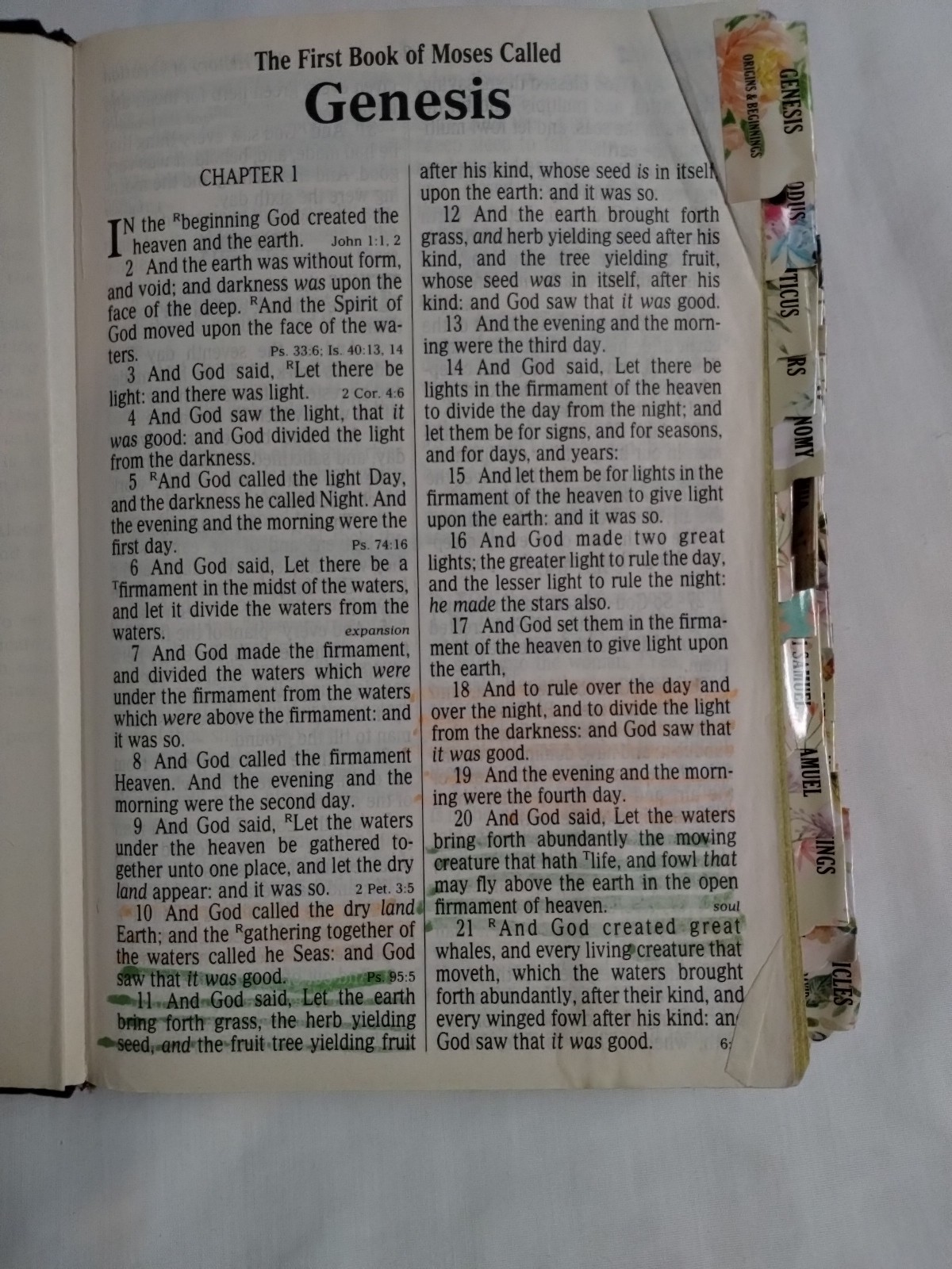 Holy Bible King James Version Giant Print w/ Words of Christ in Red 1990 HC