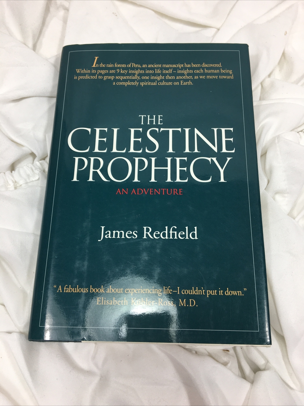 The Celestine Prophecy by James Redfield (1994, Hardcover W/ Dj) 1st Warner Ed