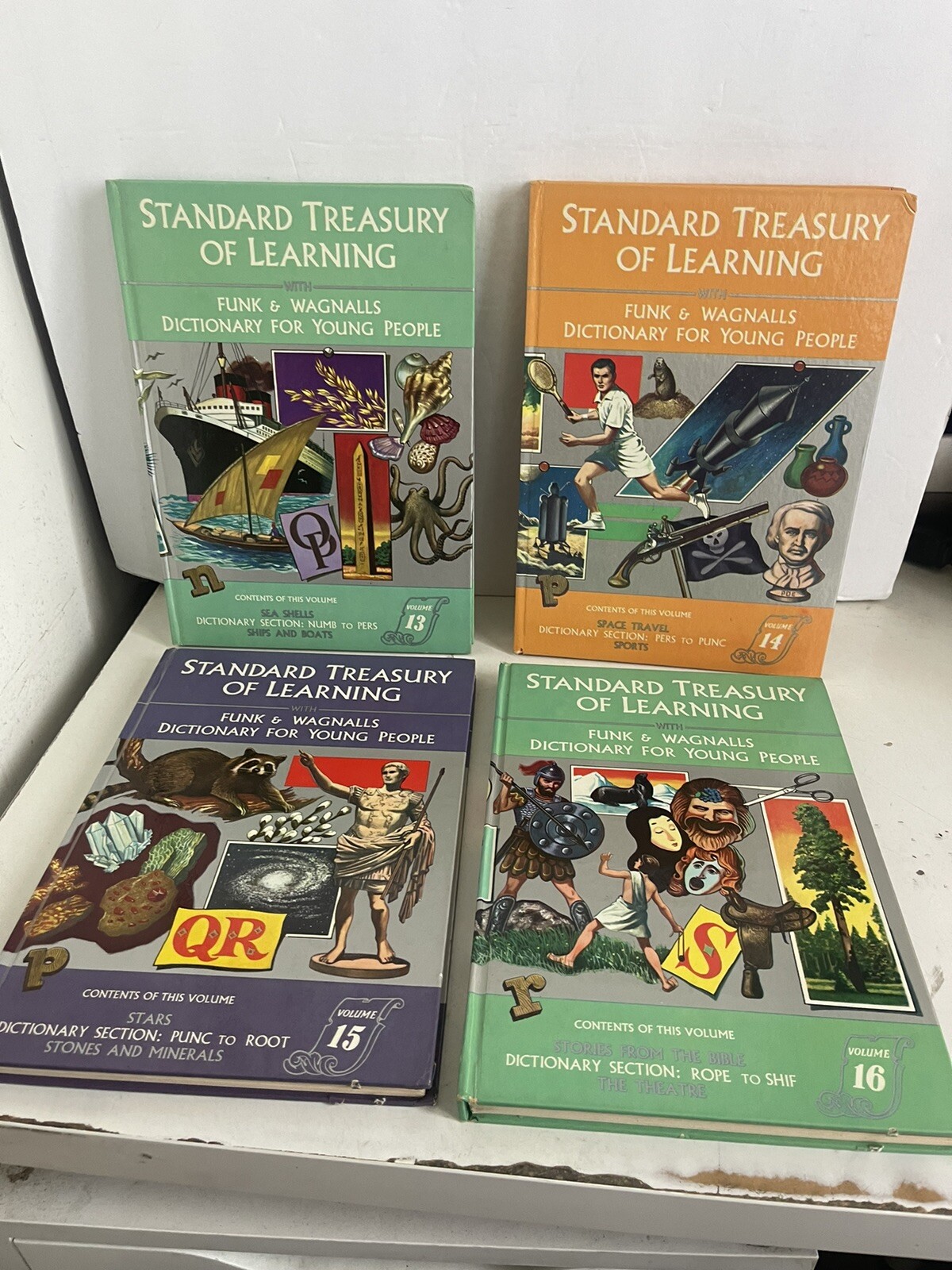 Standard Treasury of Learning Funk and Wagnalls for Youth 20 Vols. Hardcover VTG