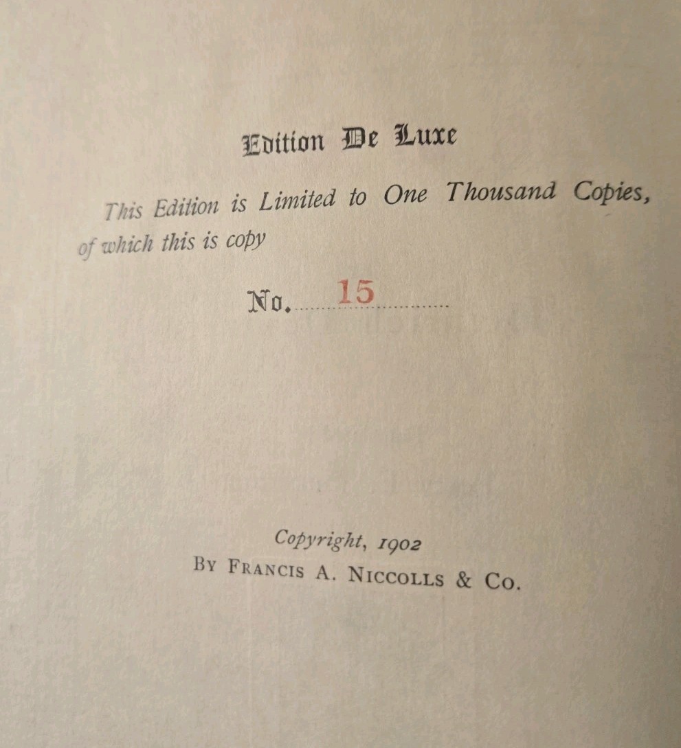 1902 The Life Of Schiller by Heinrich Duntzer Luxury Edition #15 of 1,000