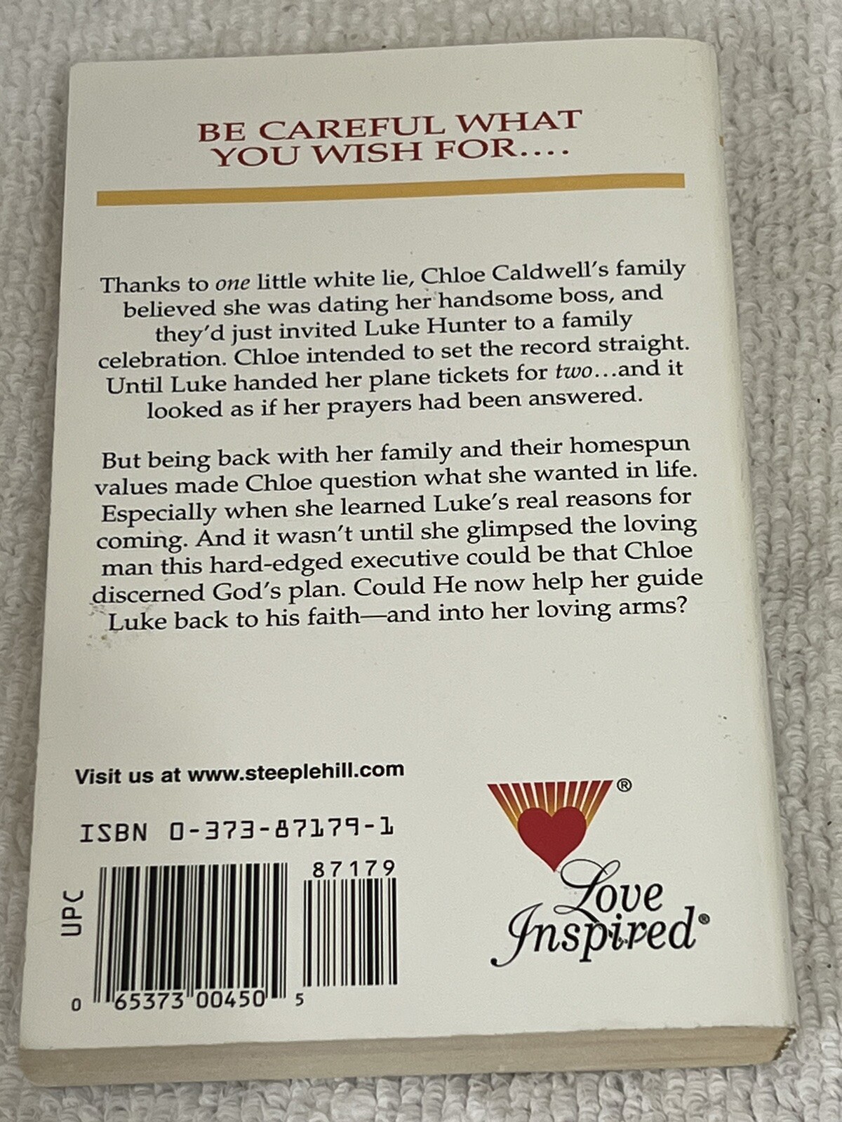 Steeple Hill Love Inspired Series Lot 4 Paperback Books