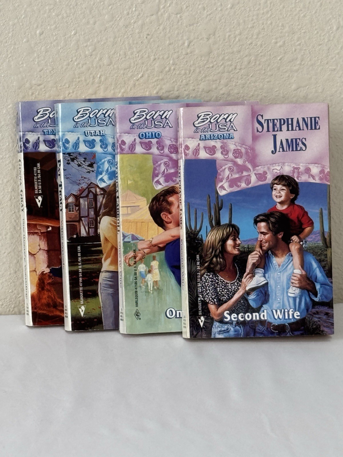Silhouette Born In The U.S.A. Romance Series Lot 4 Paperback Books