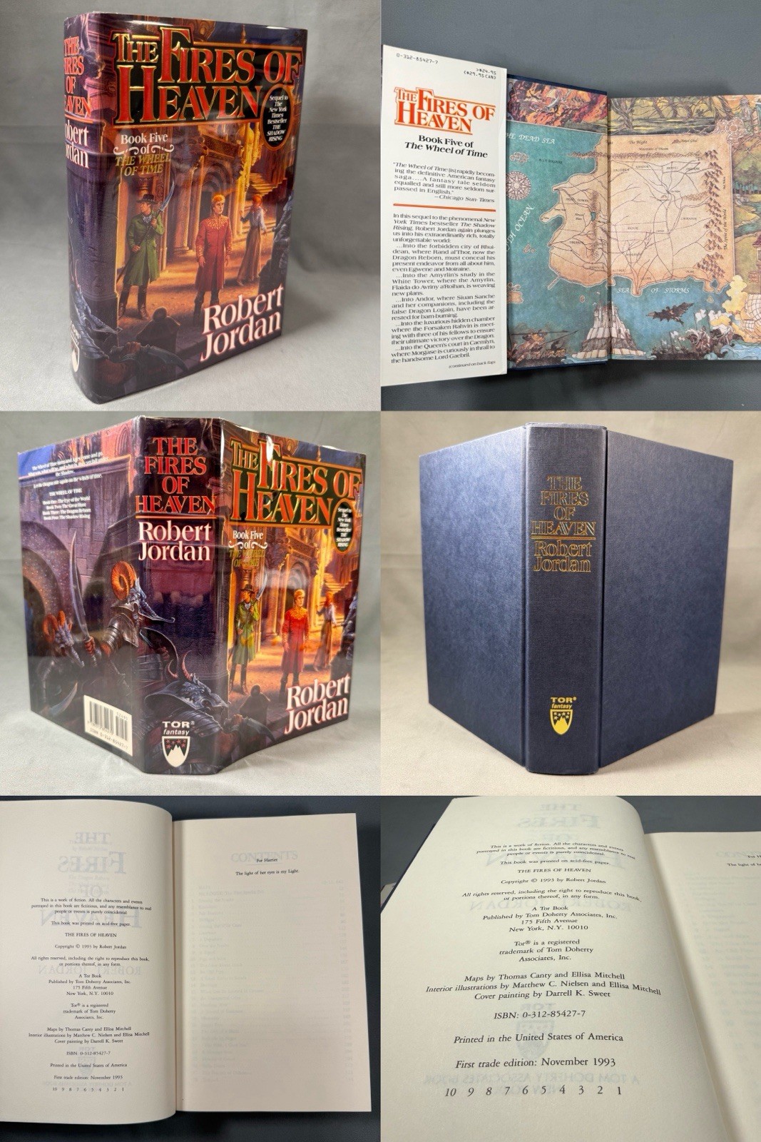 WHEEL OF TIME First Edition Set. 13 1st Prints. Hunt 2nd Print, Signed. Eye 3rd.