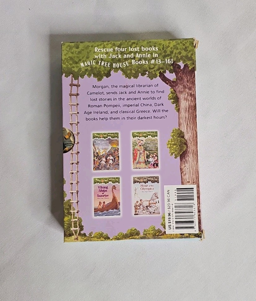 Magic Tree House Boxed Set, Books 13-16: Vacation Under the Volcano, Day of …