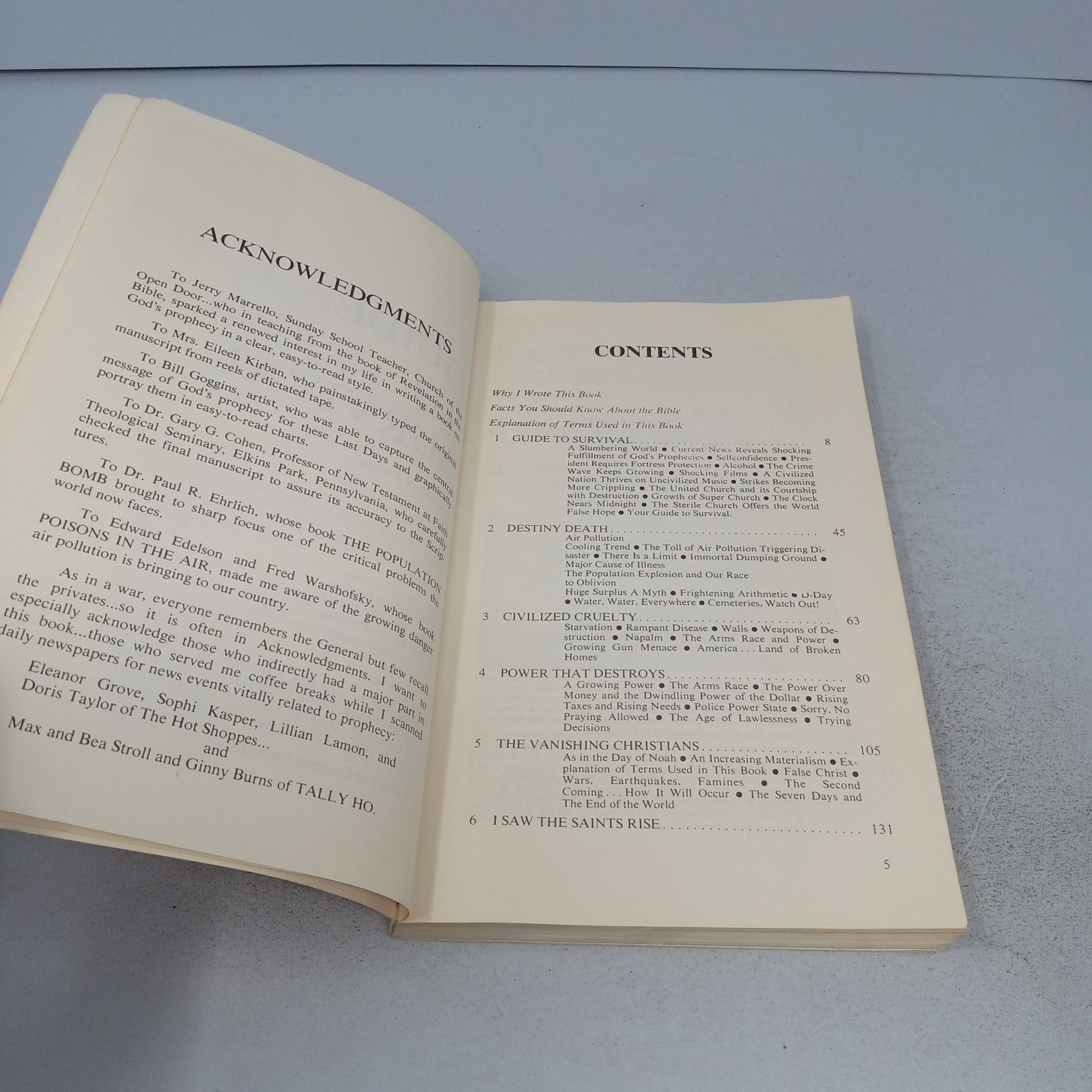 Guide to Survival: 1970 Seventh Printing Paperback by Salem Kirban
