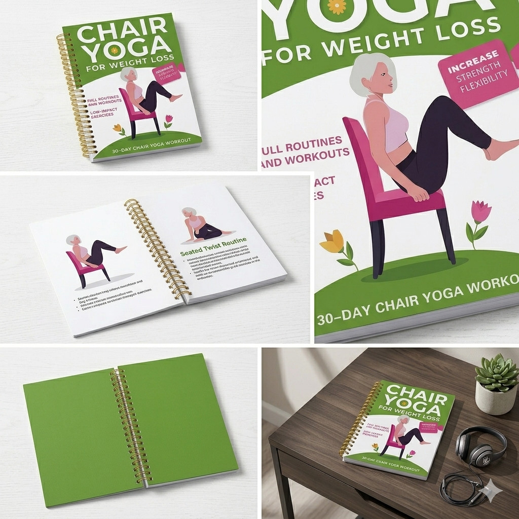 Chair Yoga for Weight Loss: a Collection of 50+ Low-Impact Exercises for Seniors