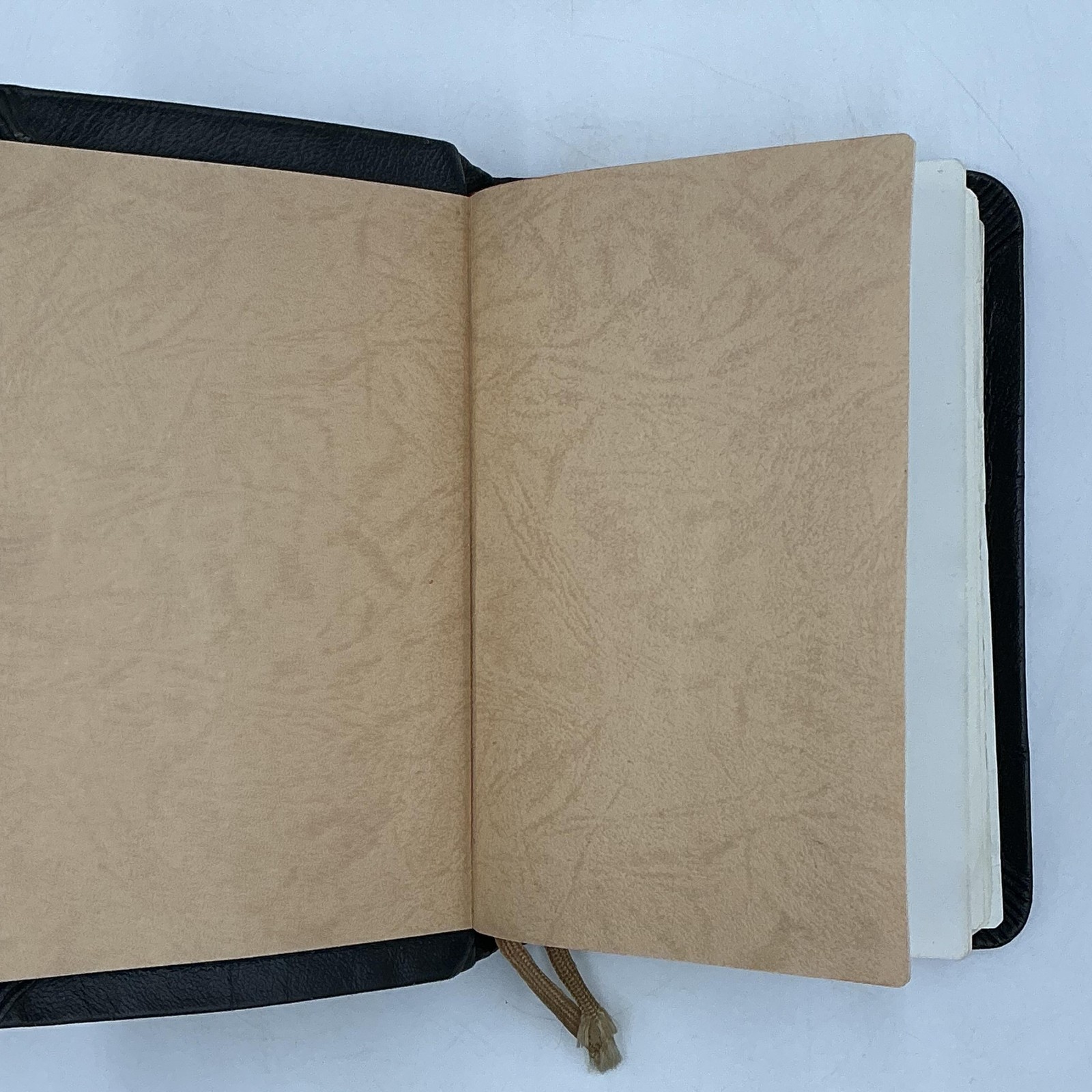 Vintage 관주 성경전서 한글판역 Hardcover Leather Bound Black 1983 South Korea Rev Ed