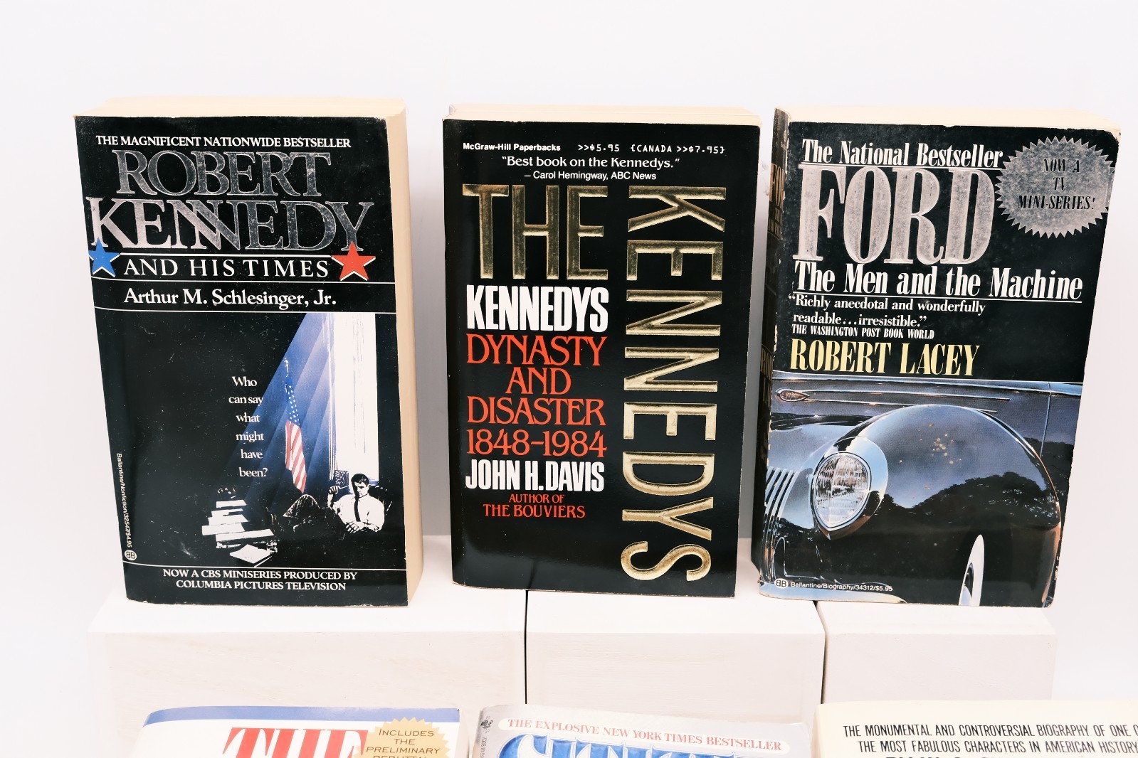 John F Kennedy RFK Hearst Hughes Clinton Ford History Politics Bio lot of 6