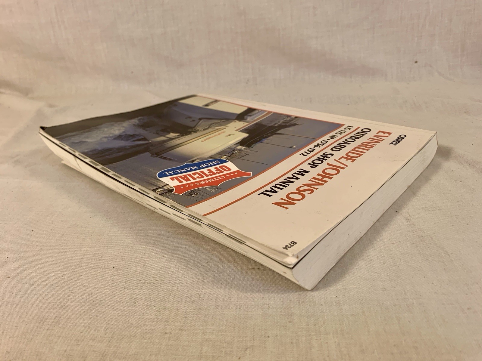 Clymer Evinrude Johnson OFFICIAL Outboard Shop Manual 1.5-125HP 1956-1972 8734