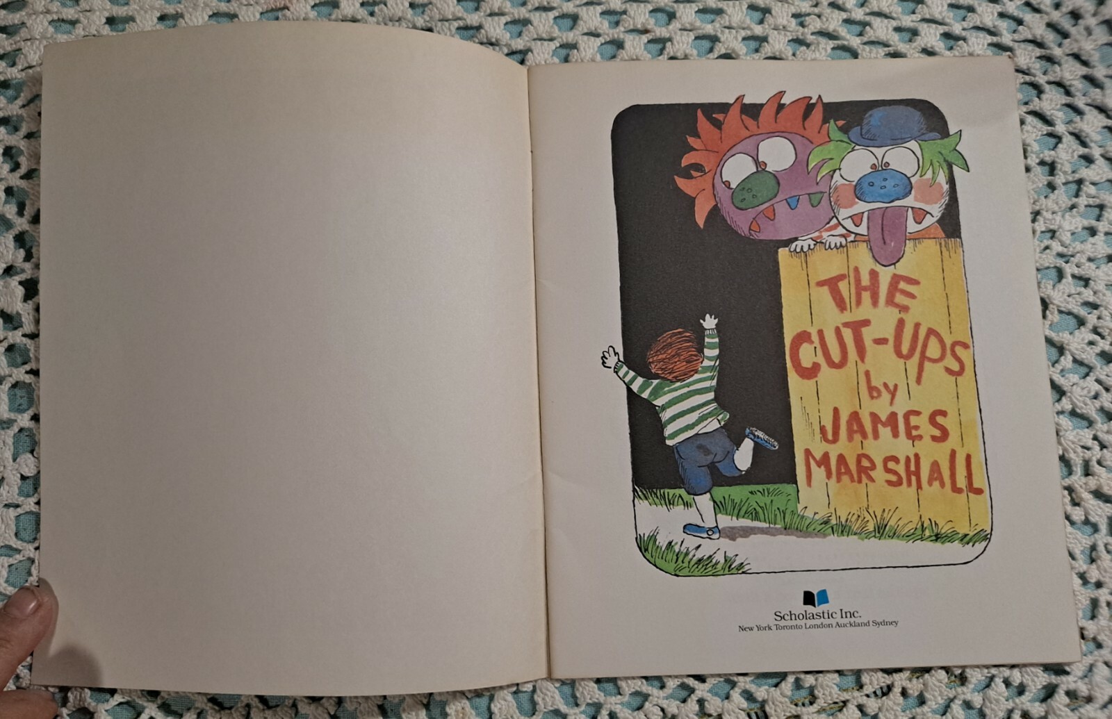 The Cut-Ups by James Marshall, 1984, Scholastic, vintage, staple bound