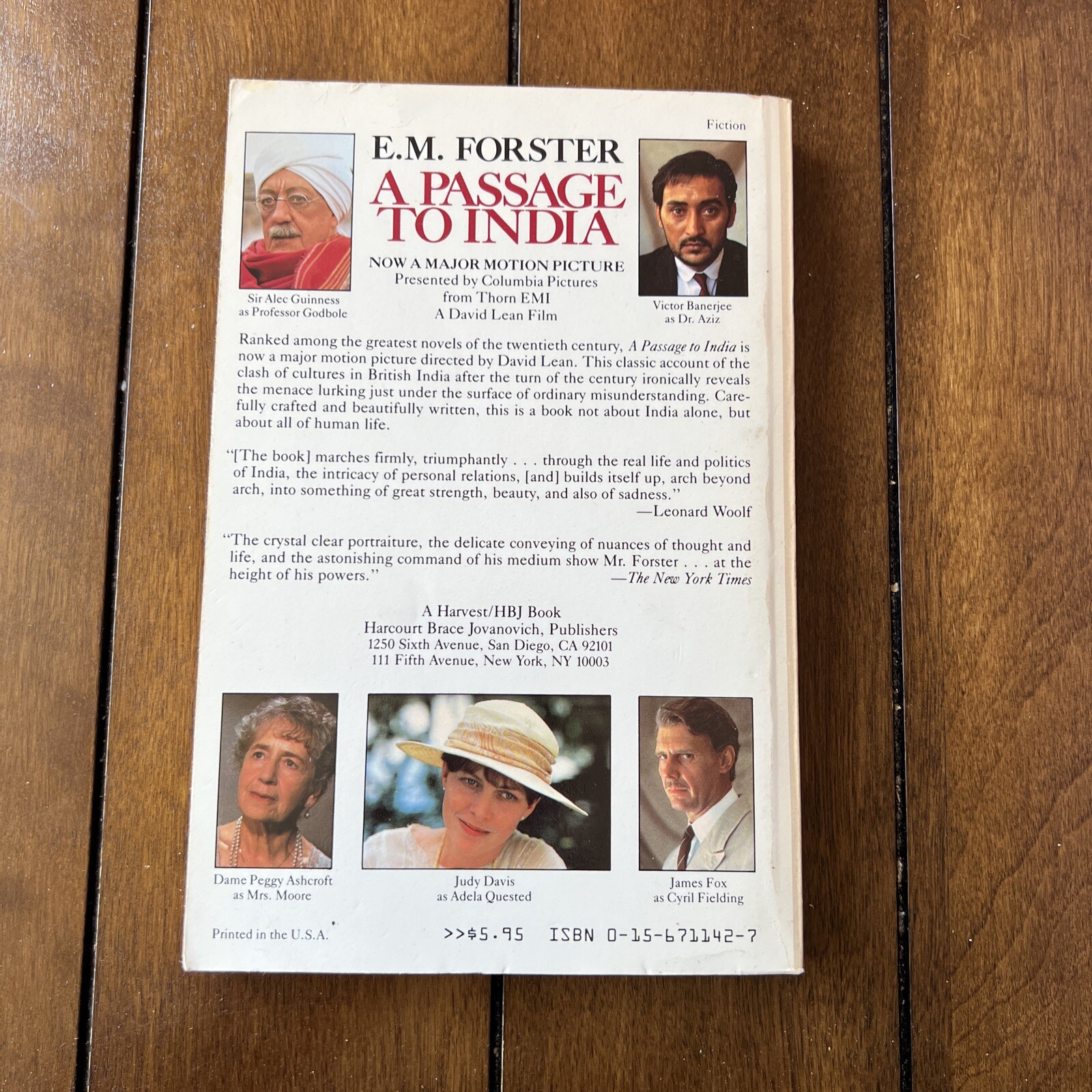 A Passage to India, E. M. Forster (1984) VG K7