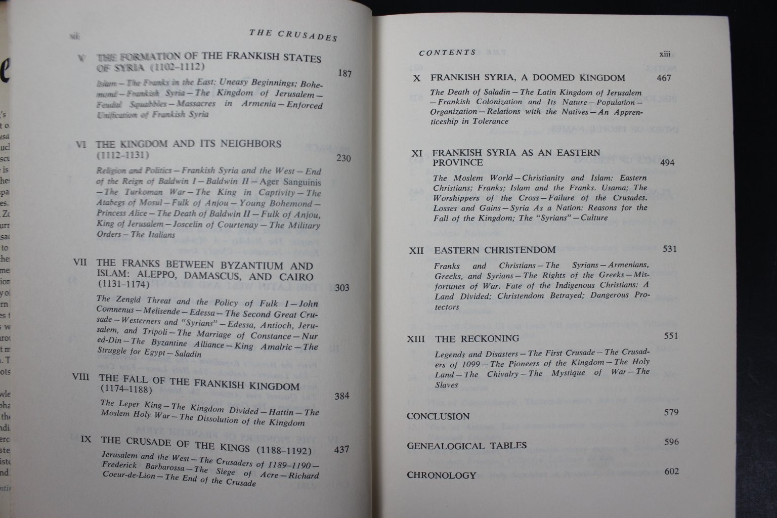 The Crusades Zoe Oldenbourg 1966 First Printing History Pantheon Books HCDJ