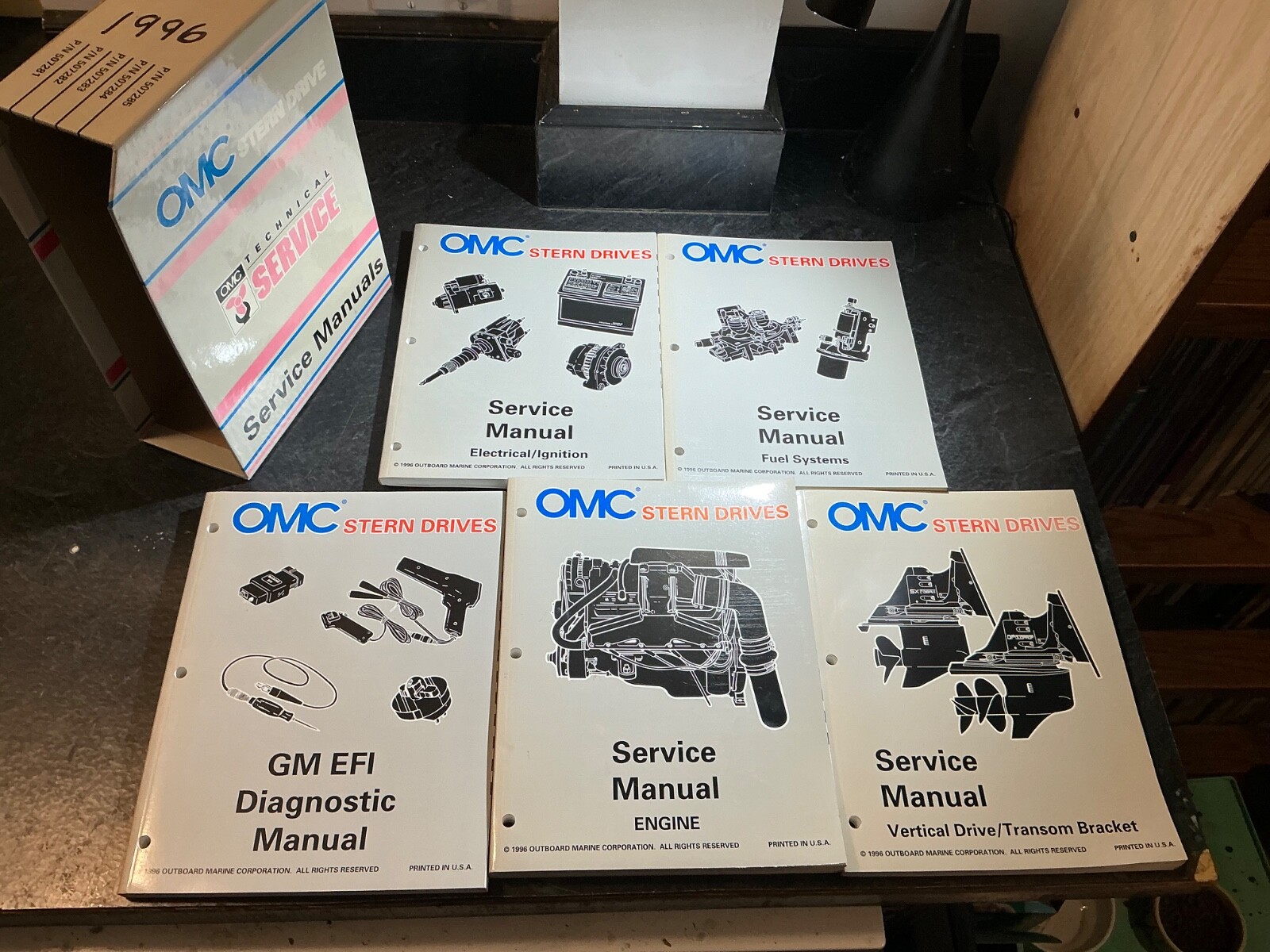 1997 OMC LK Sterndrive Models Service Manuals Volvo SX DP 3.0, 4.3, 5.7, 7.4L