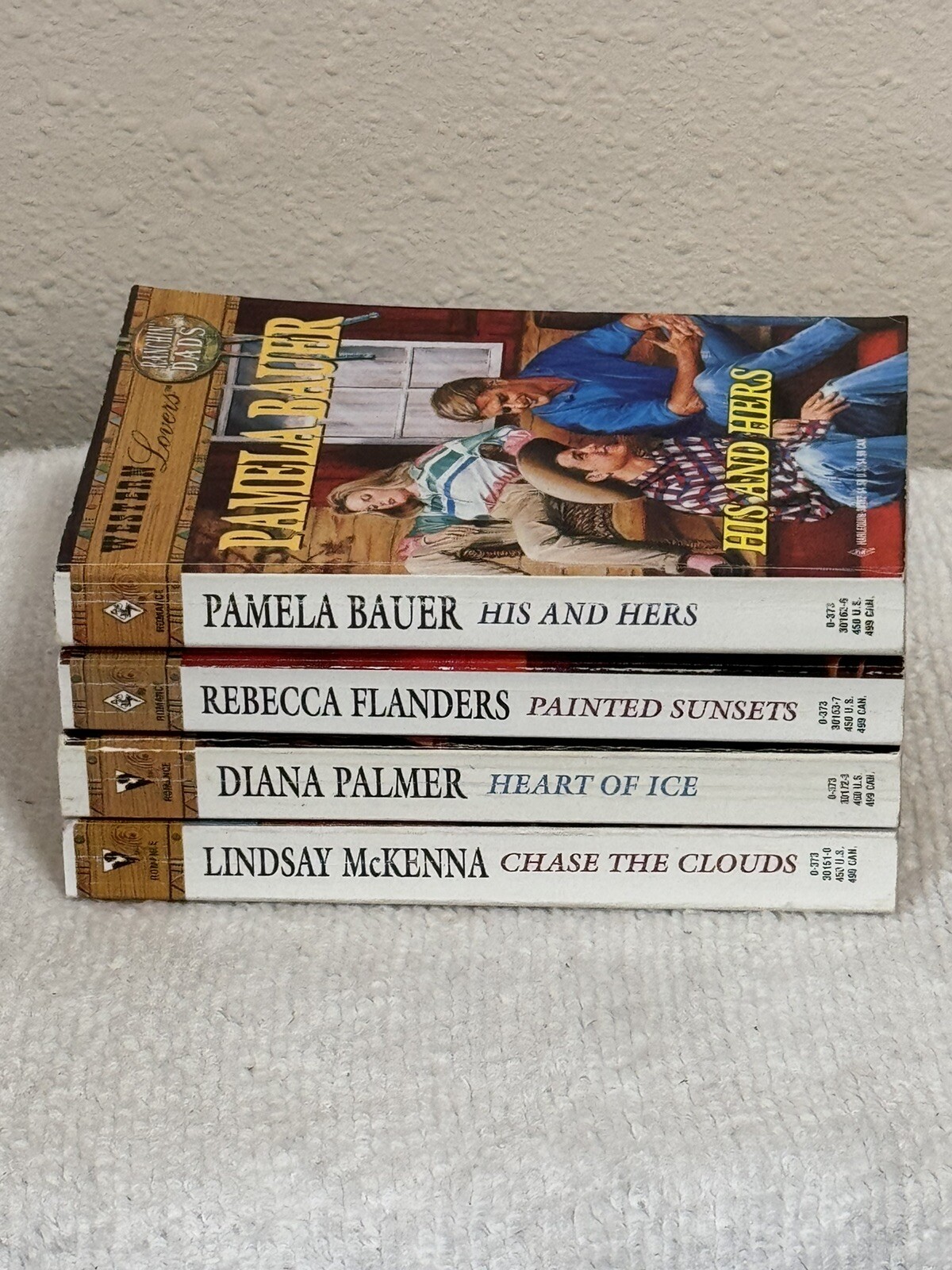 Silhouette Western Lovers Series Lot 4 Paperback Books