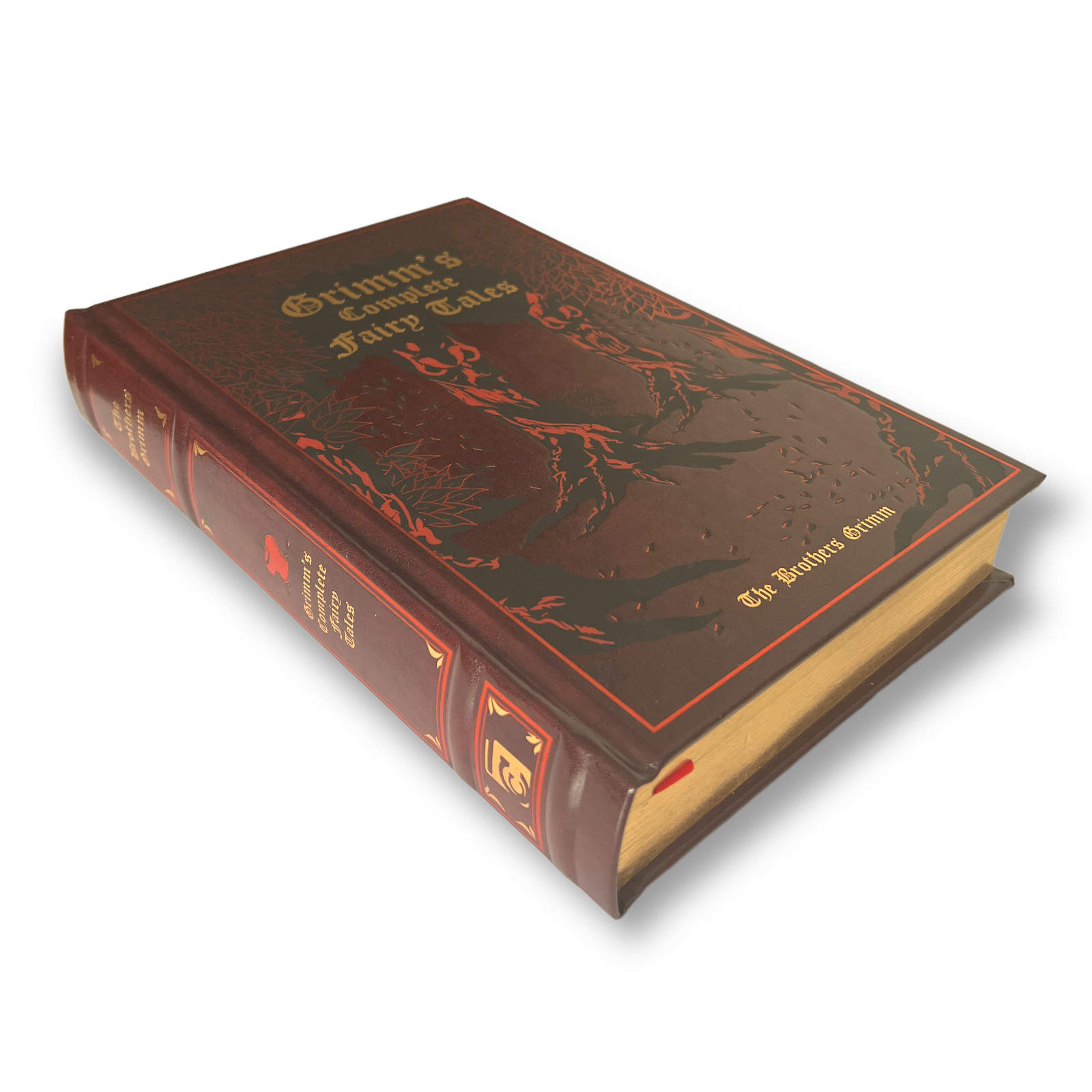 New GRIMM’S COMPLETE FAIRY TALES Deluxe Leather Bound Classics by Margaret Hunt