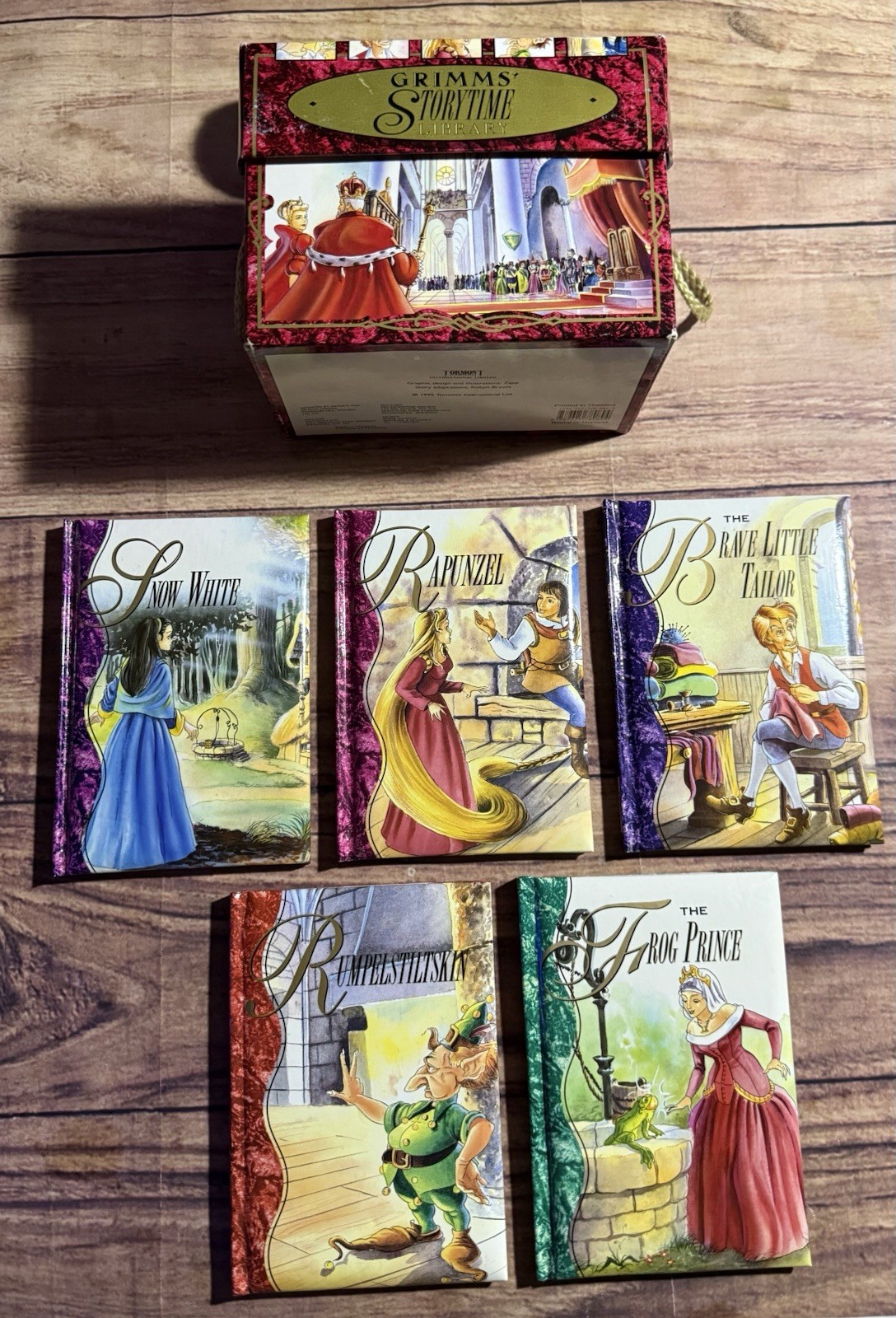 Grimm Storytime Library Box Set Illustrated Picture Books Rapunzel Snow White