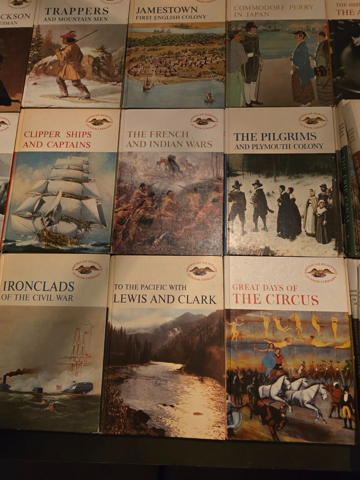 Lot of 30 American Heritage Junior Library books Your Choice 1st editions