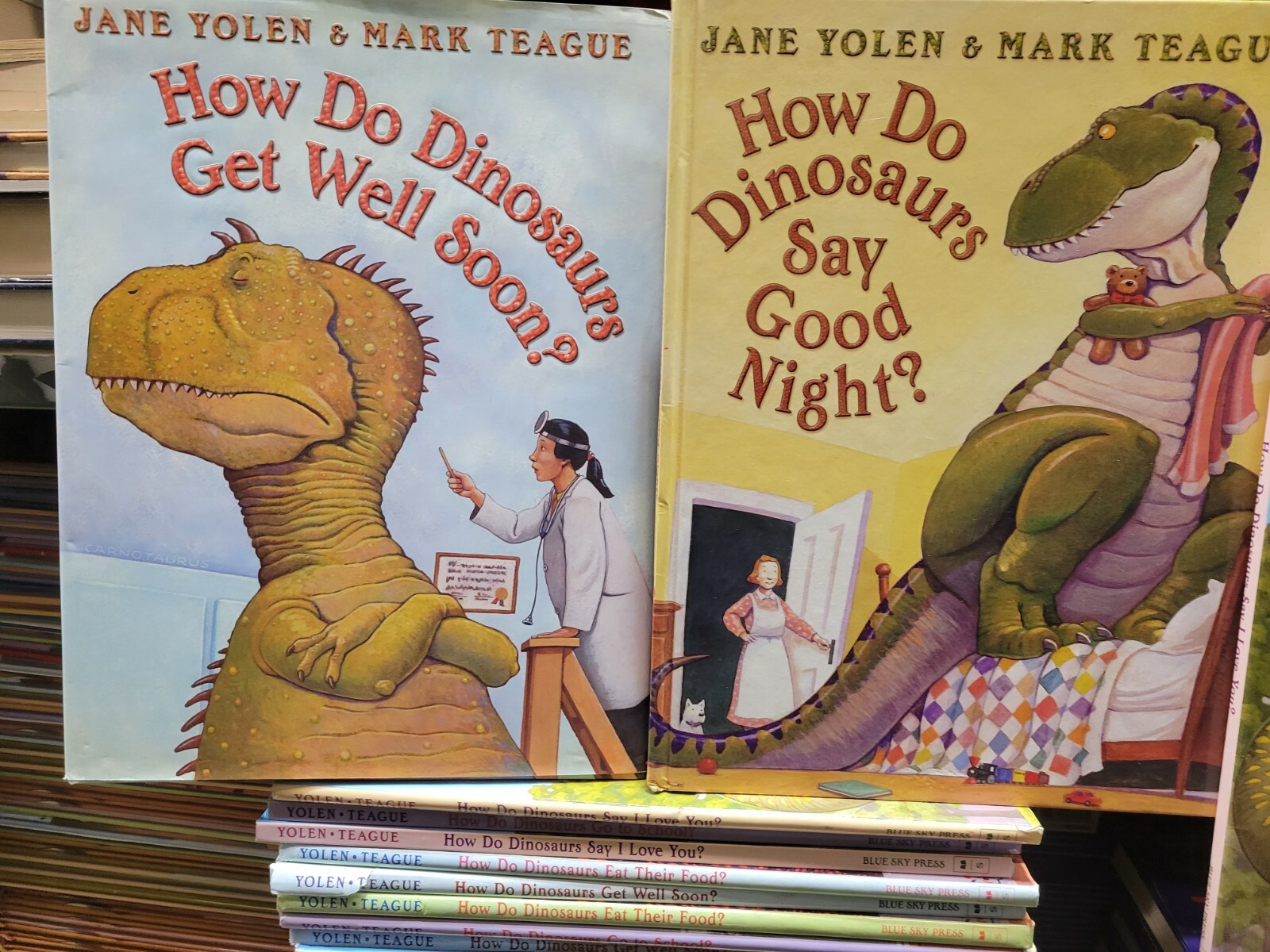 Lot of 5 How Do Dinosaurs Series Books PB & HC by Jane Yolen „RANDOM“