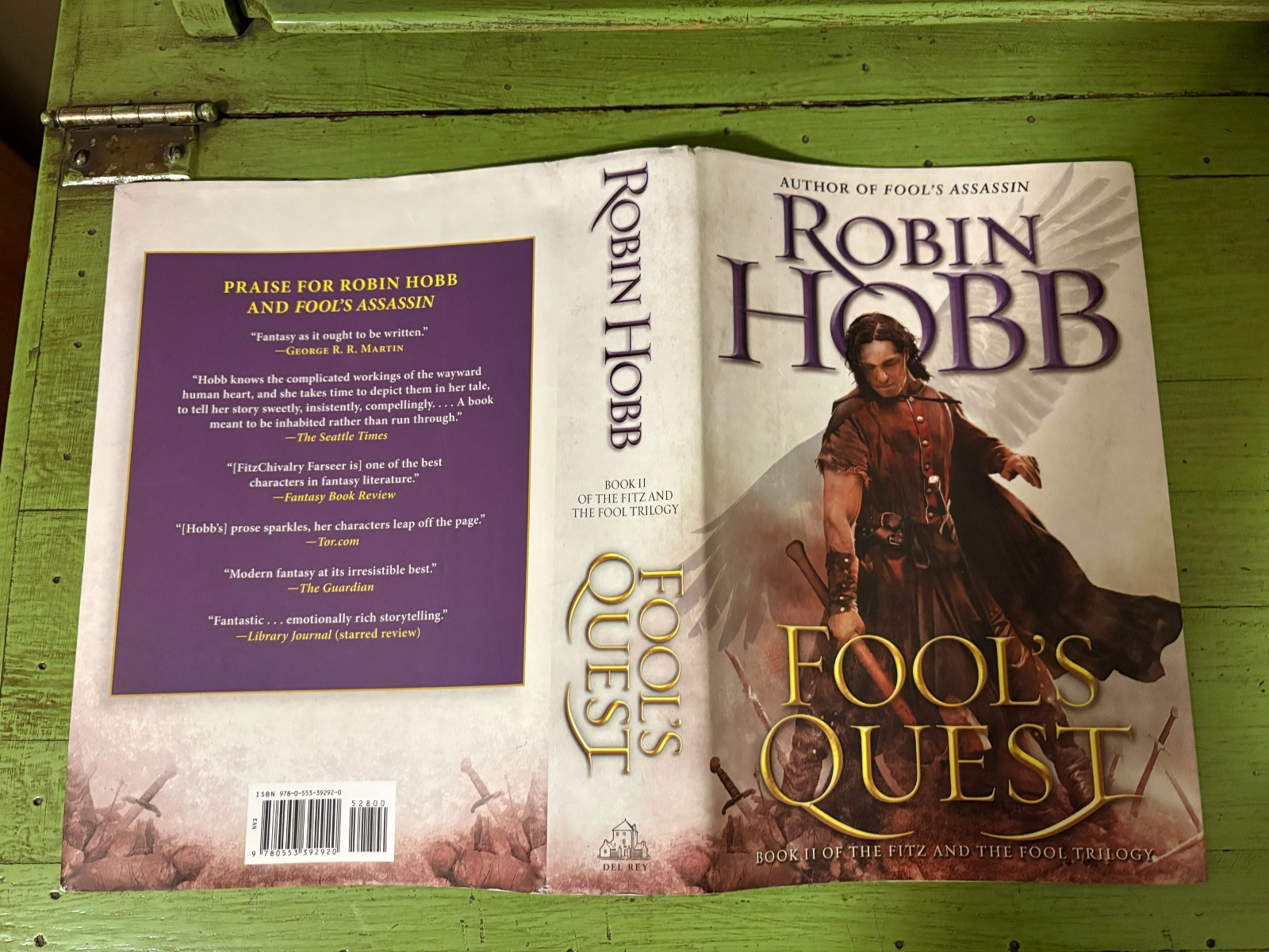 Robin Hobb Fool’s Quest Fitz and The Fool Series #2 Hard Cover DJ Like New