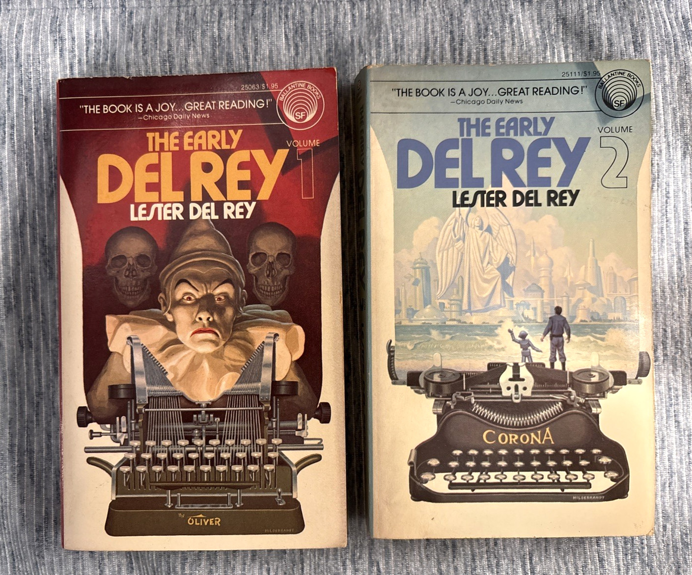 The Early Del Rey – Volume 1 and Volume 2 – Sci Fi Paperbacks