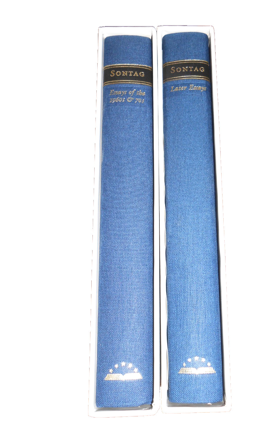 Library Of America SUSAN SONTAG 2 Vol Set 1st printings inserts – HC/SC LN