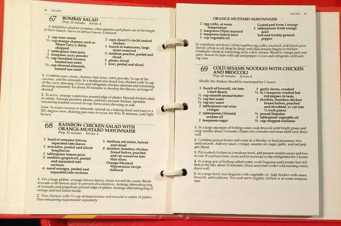 365 Ways to Cook Chicken by Cheryl Sedaker (1986 Hardcover with spiral binding)