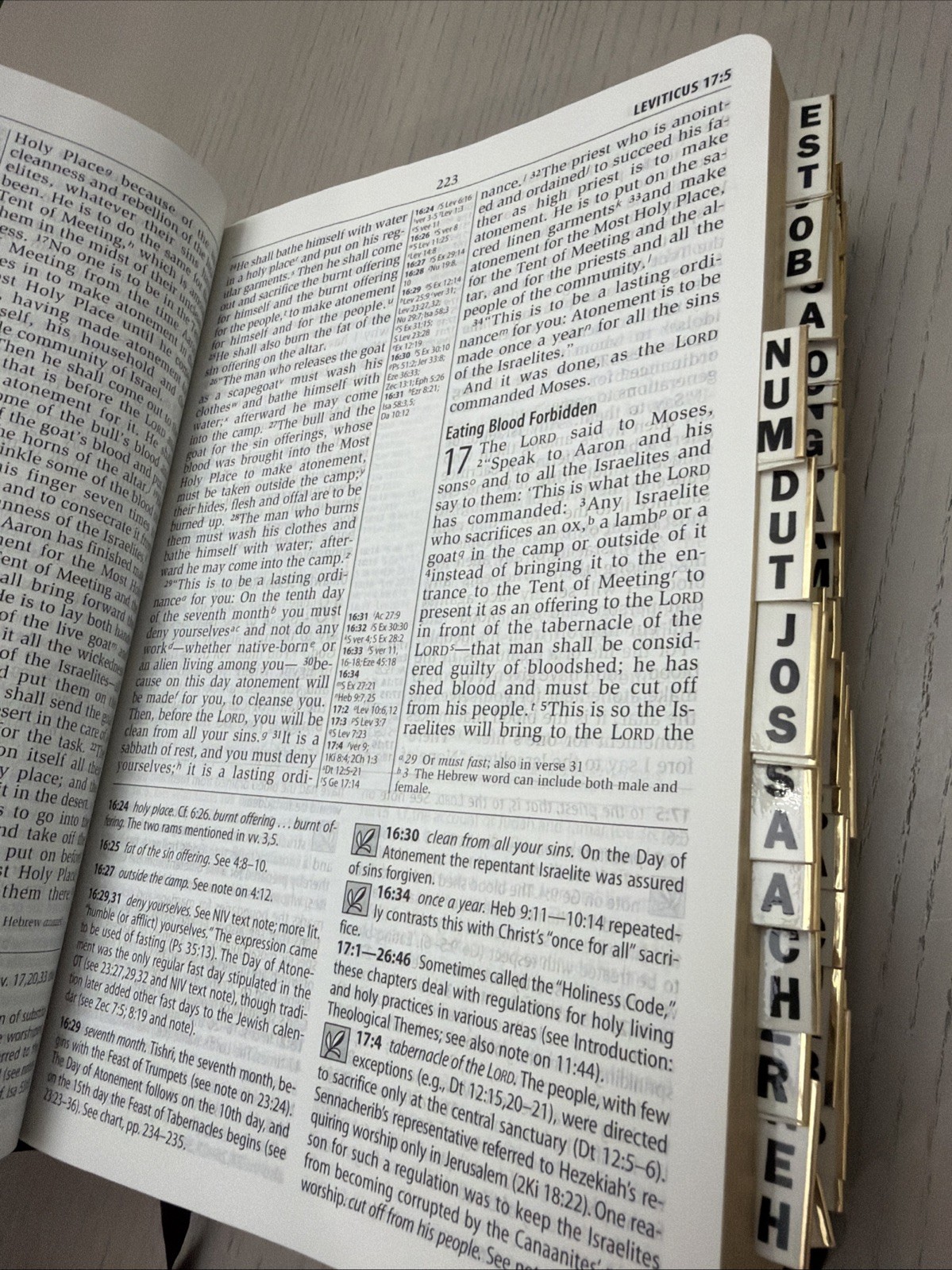 NIV Study Bible by Zondervan Staff 2000 bonded leather