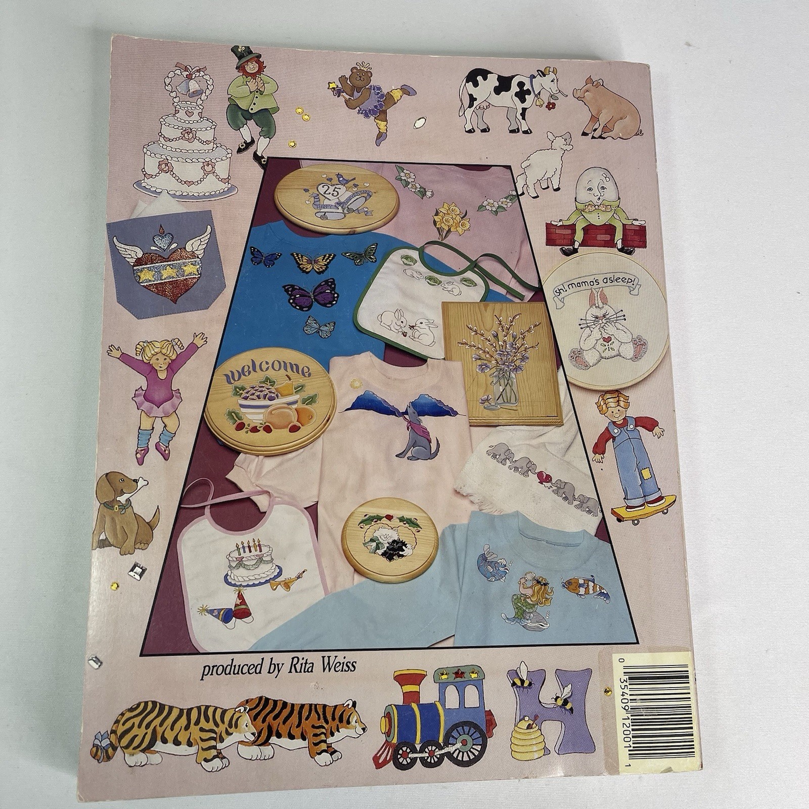 1,001 Iron-on Transfers 319 pages vintage 2001 good condition book Lorna Morley